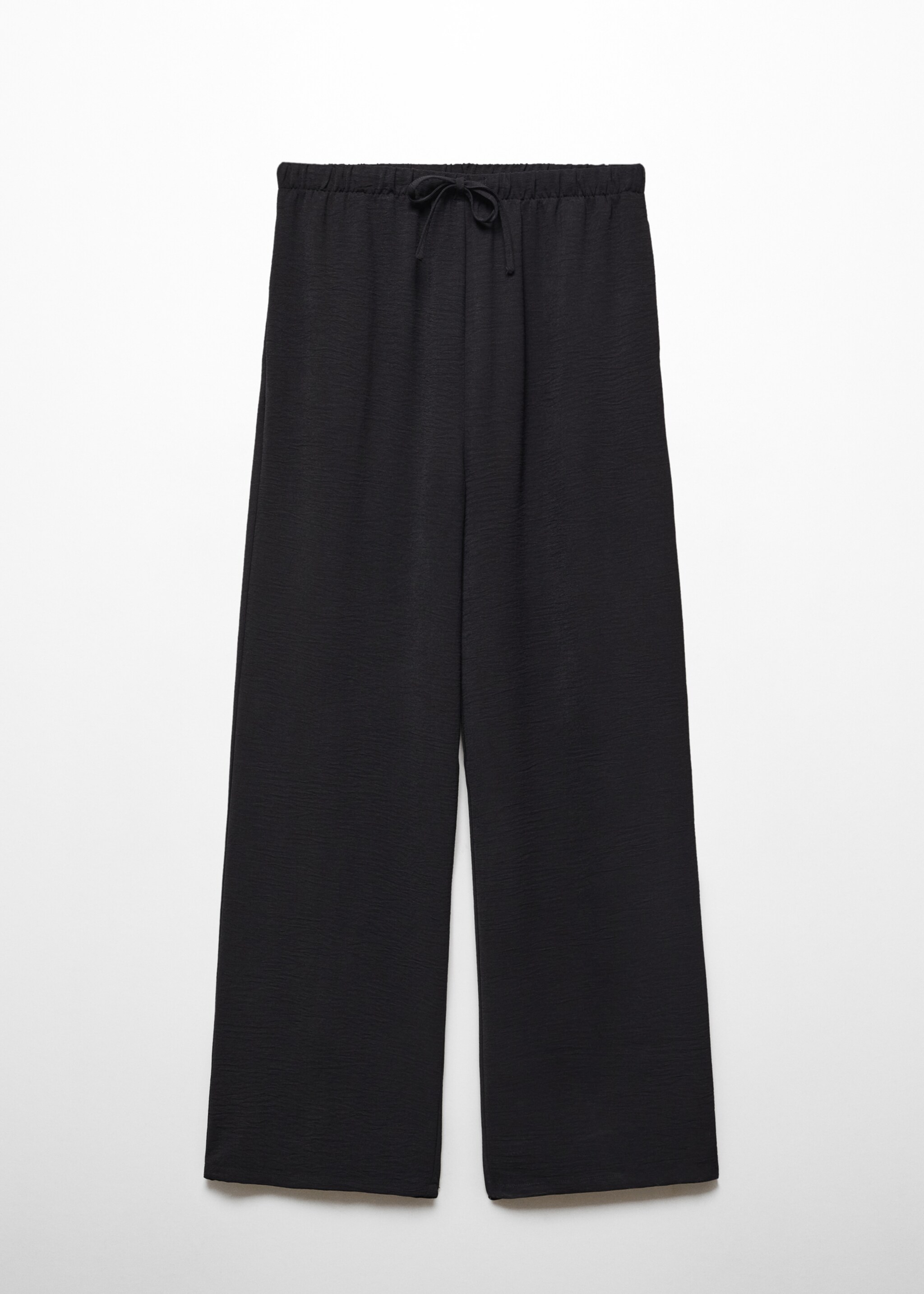 Wideleg trousers with elastic waist - Article without model