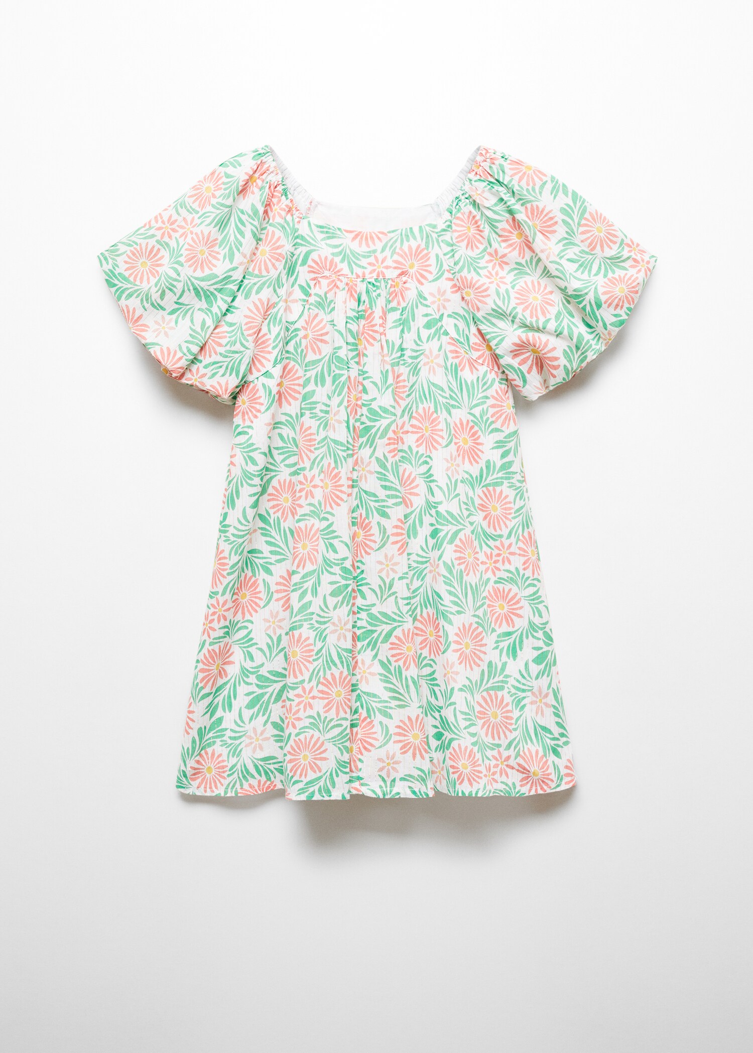 Vestido algodón estampado - Reverso del artículo