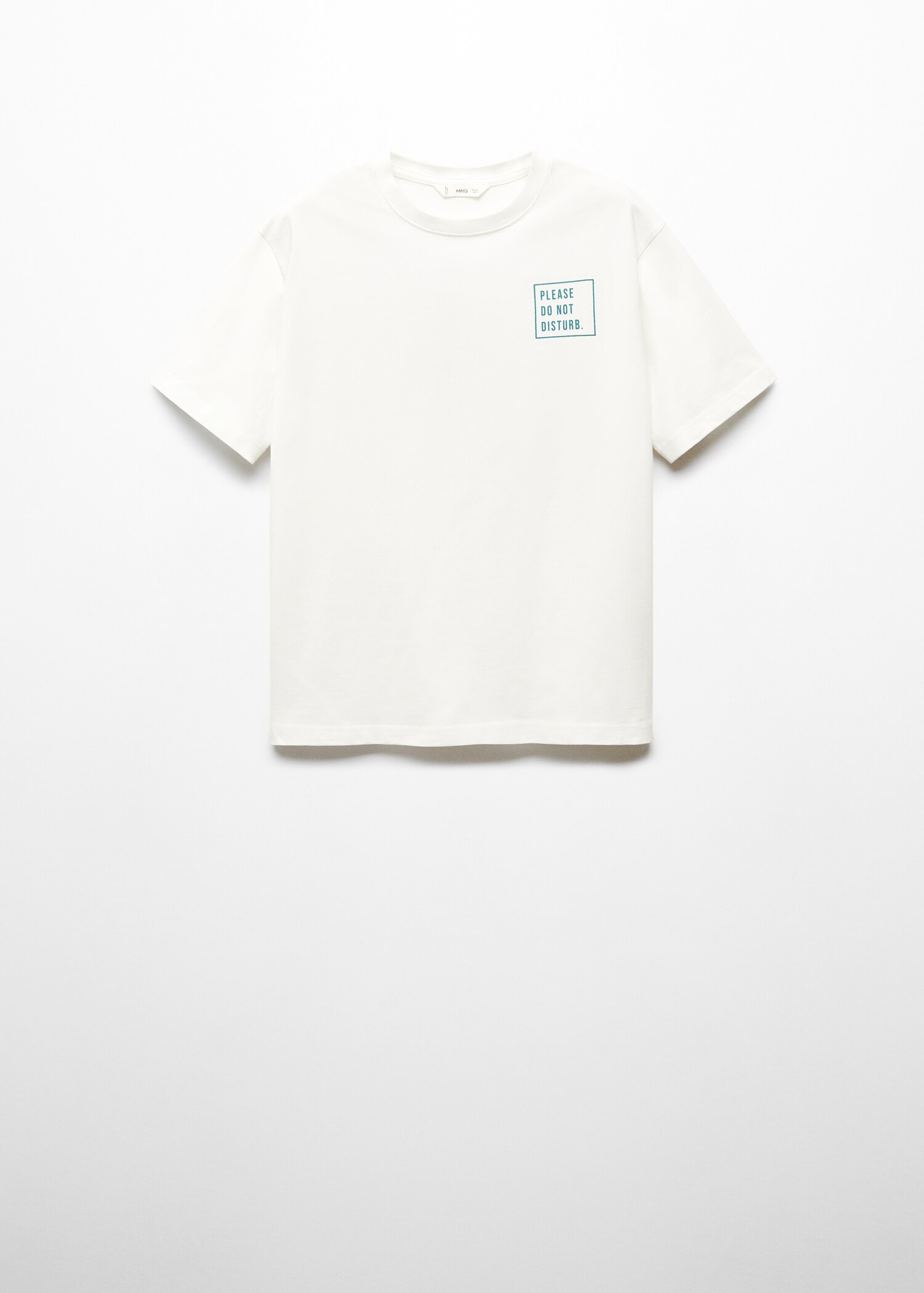 Message cotton T-shirt - Article without model