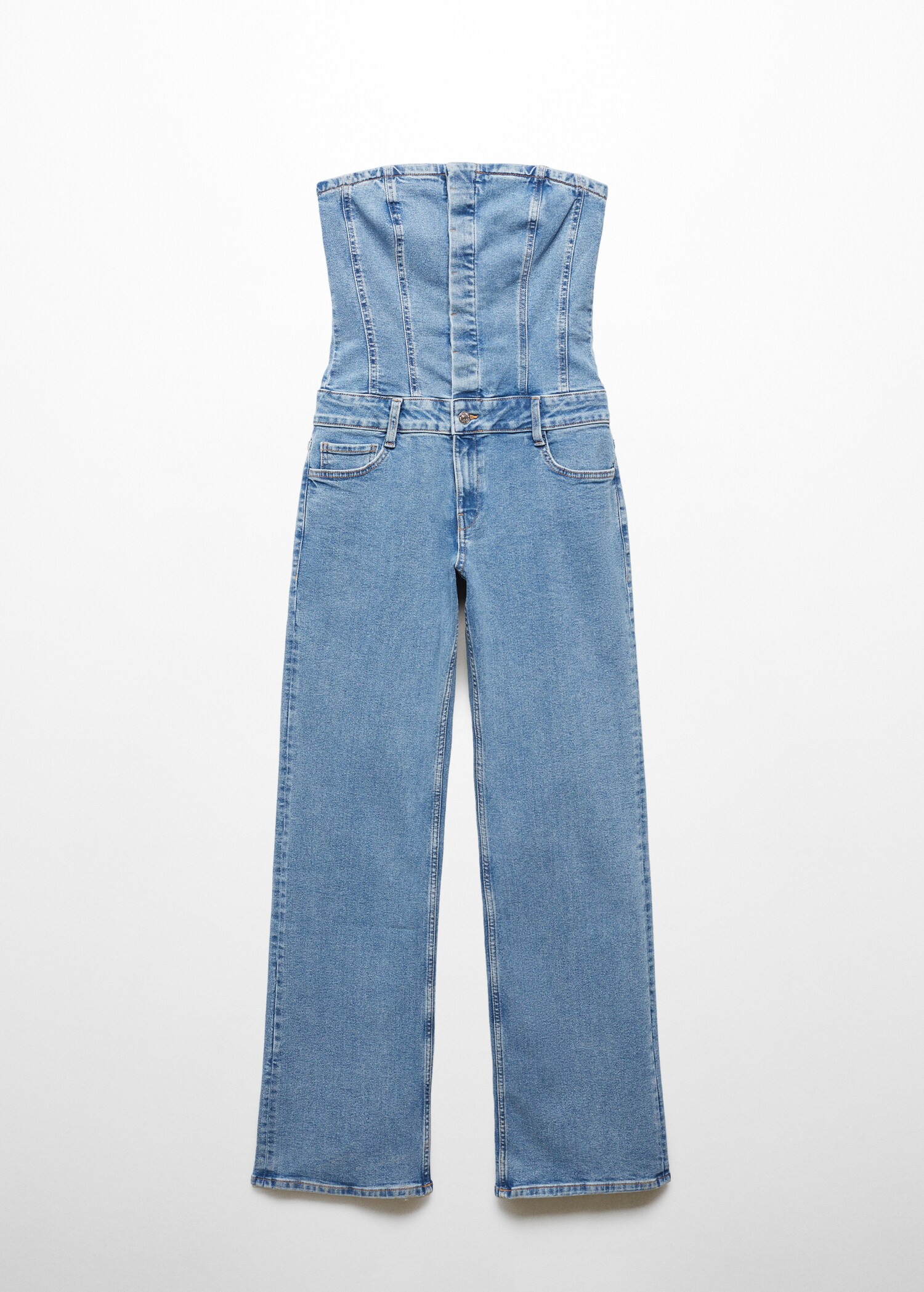 Combinaison bustier en jean - Article sans modèle