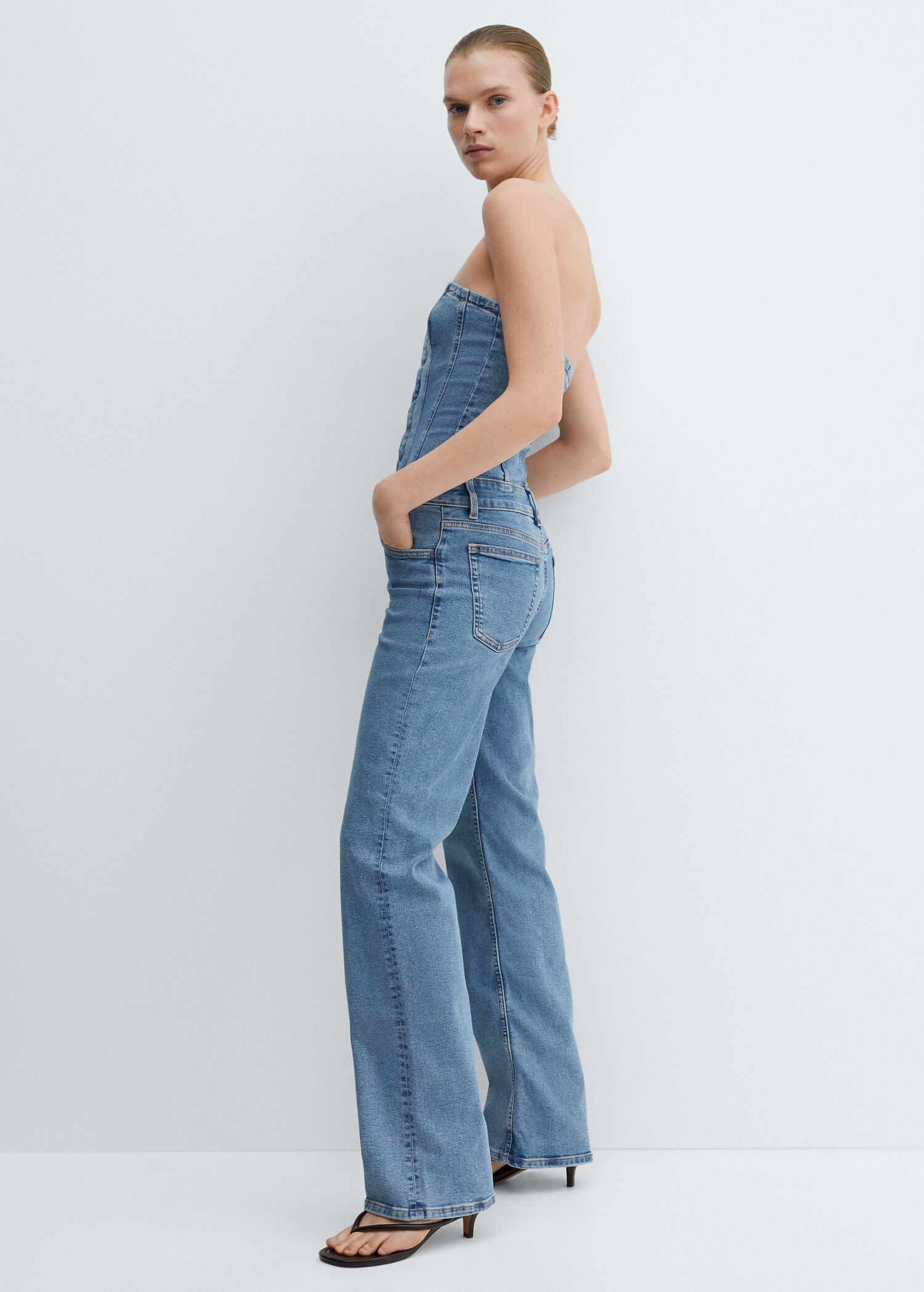 Combinaison bustier en jean - Détail de l'article 2