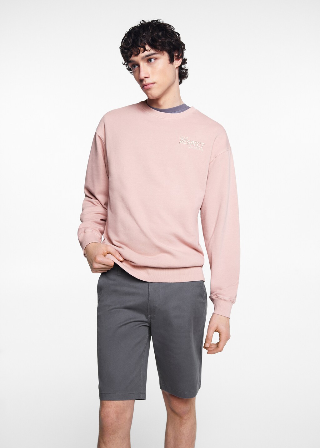 Unisex message sweatshirt - Teen Boy | MANGO OUTLET USA