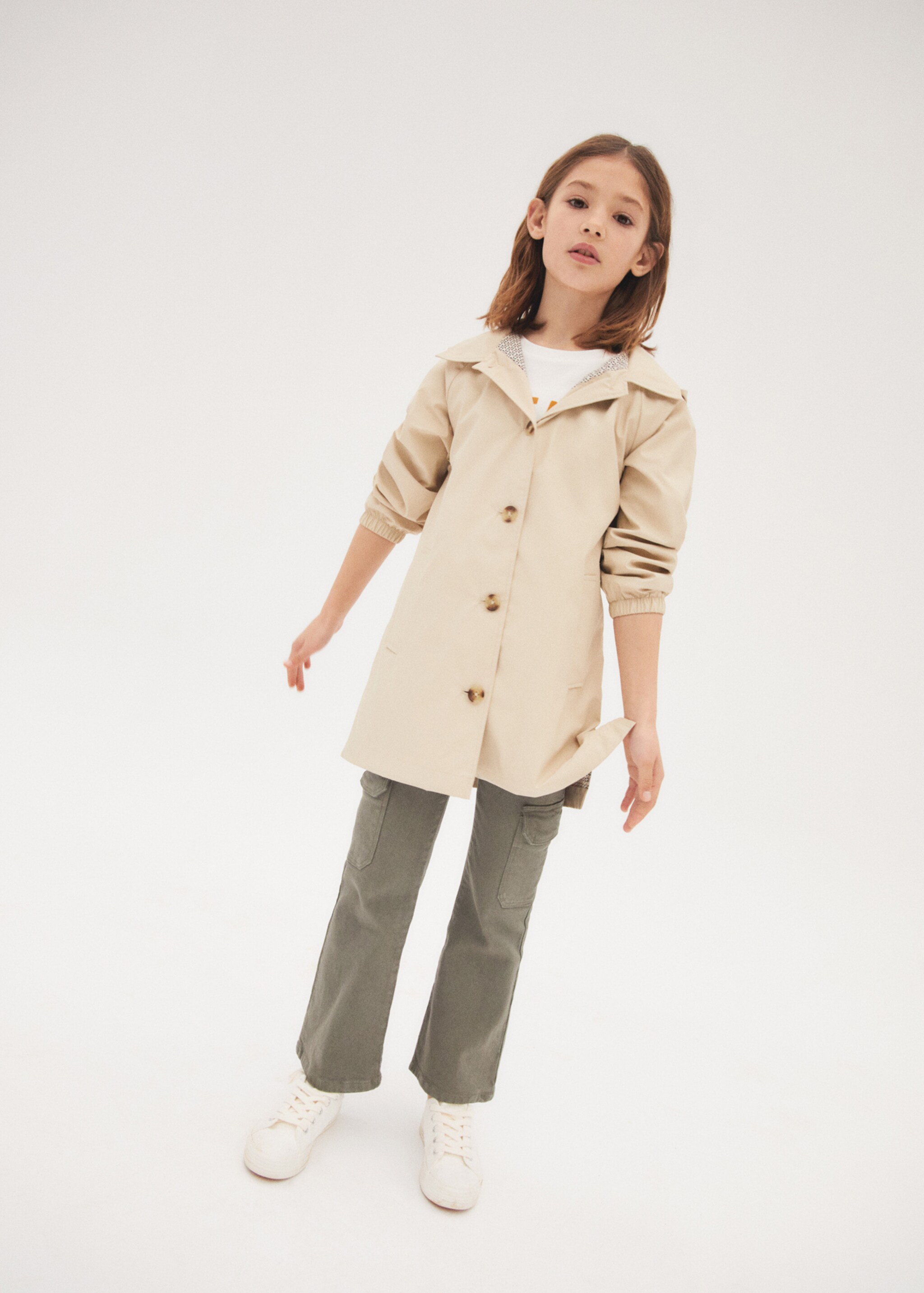 Hooded waterproof trench coat - Details of the article 5