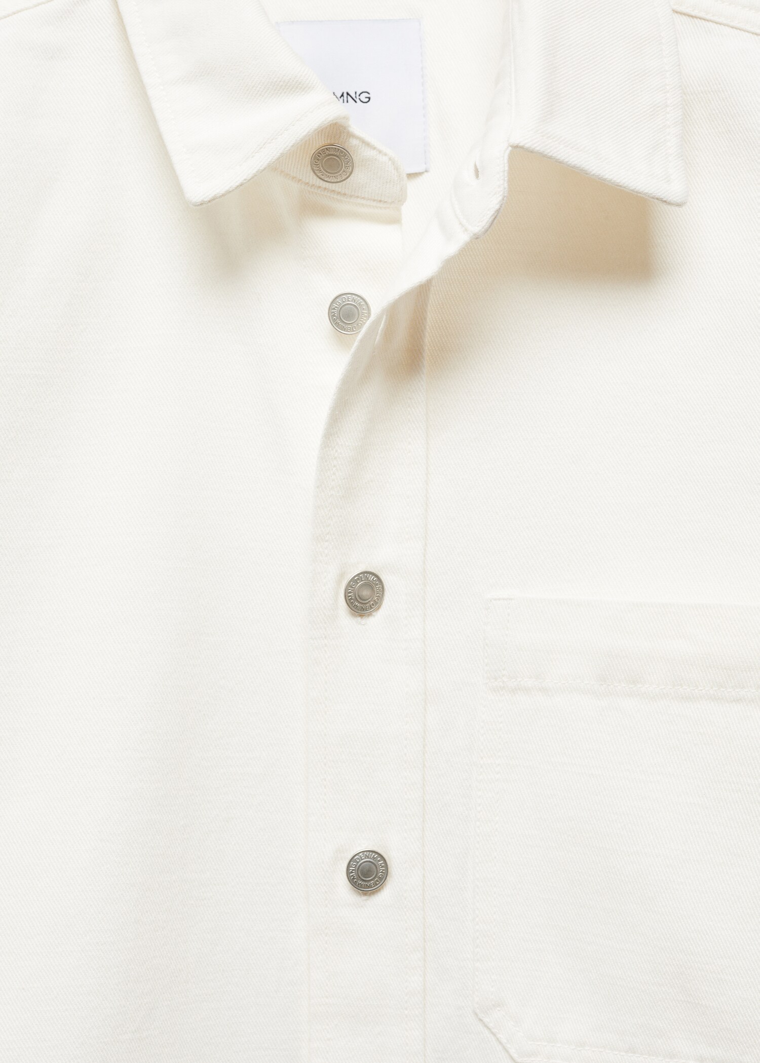 Regular-fit cotton and linen overshirt - Details of the article 8