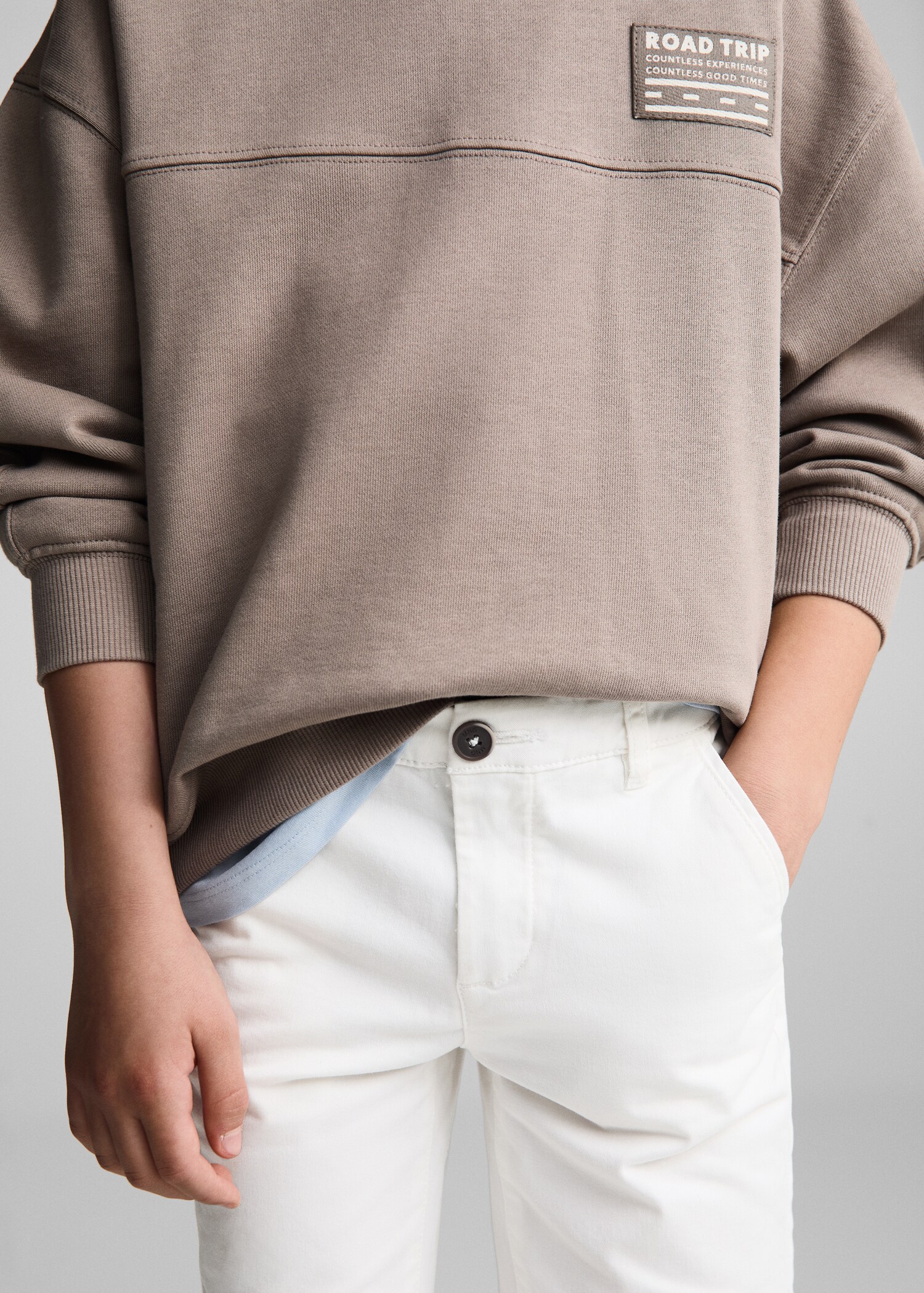 Chinobermudas slim fit i bomull - Detaljer om artikeln 6