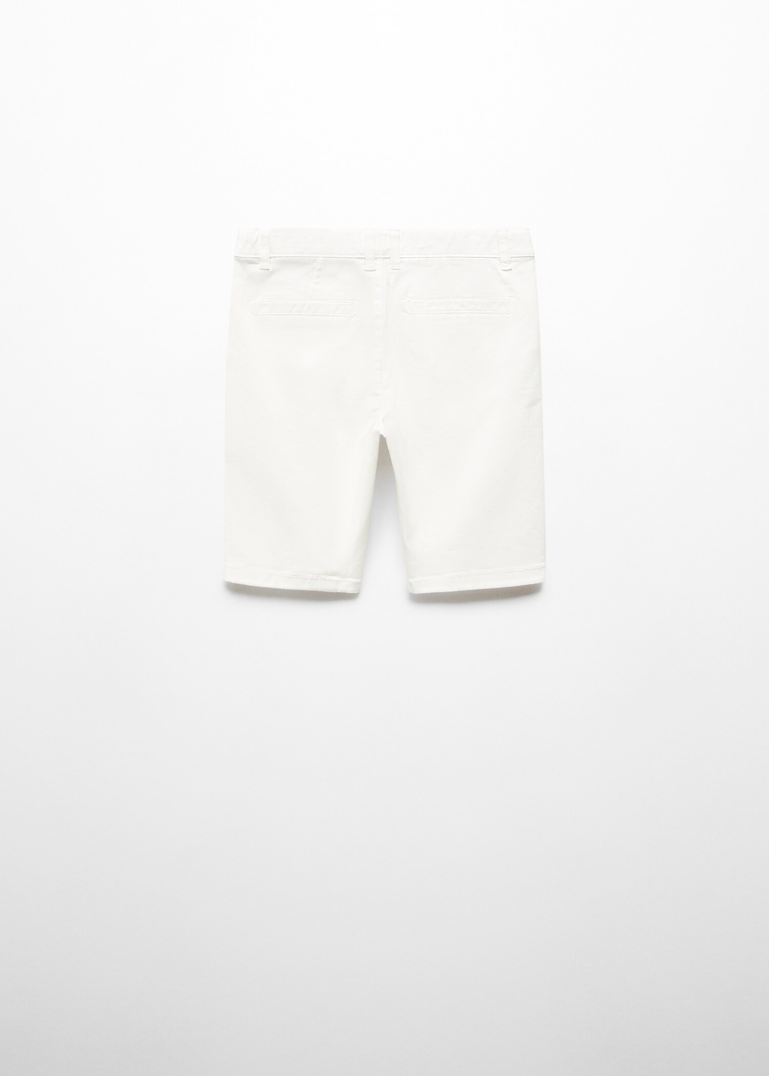 Chinobermudas slim fit i bomull - Artikelns baksida