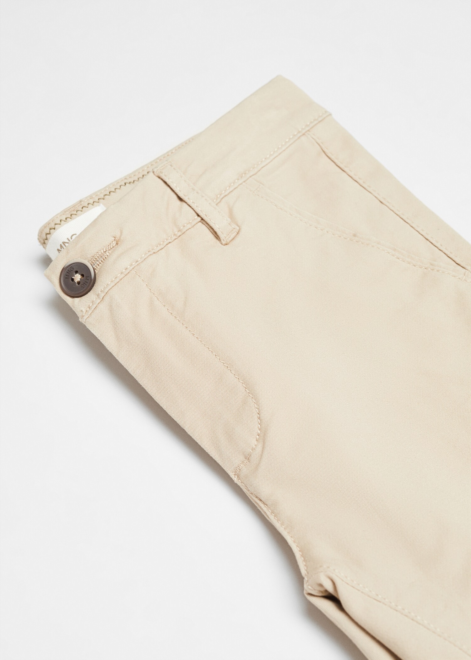 Chinobermudas slim fit i bomull - Detaljer om artikeln 8