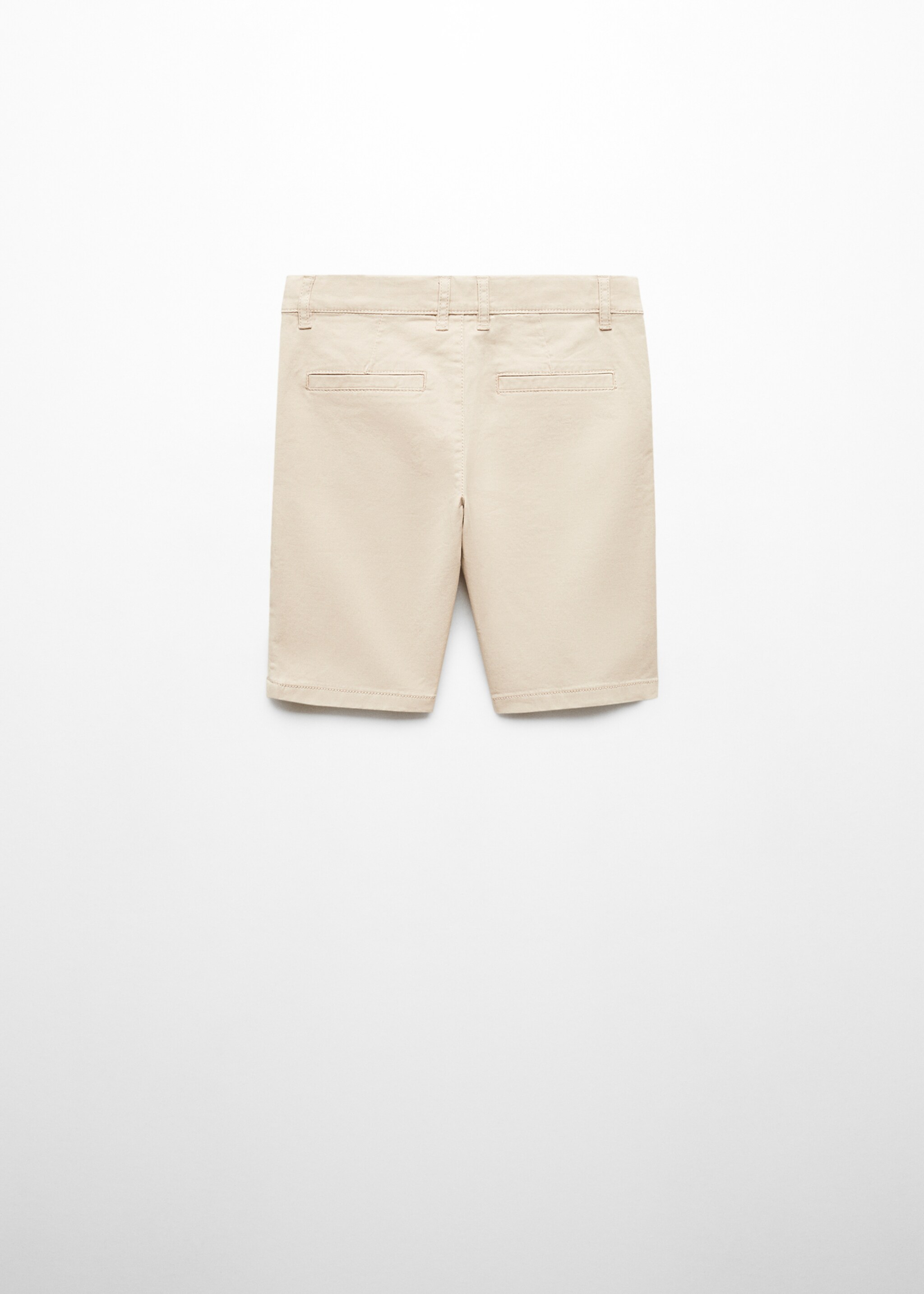 Bermuda slim-fit chino coton - Verso de l’article