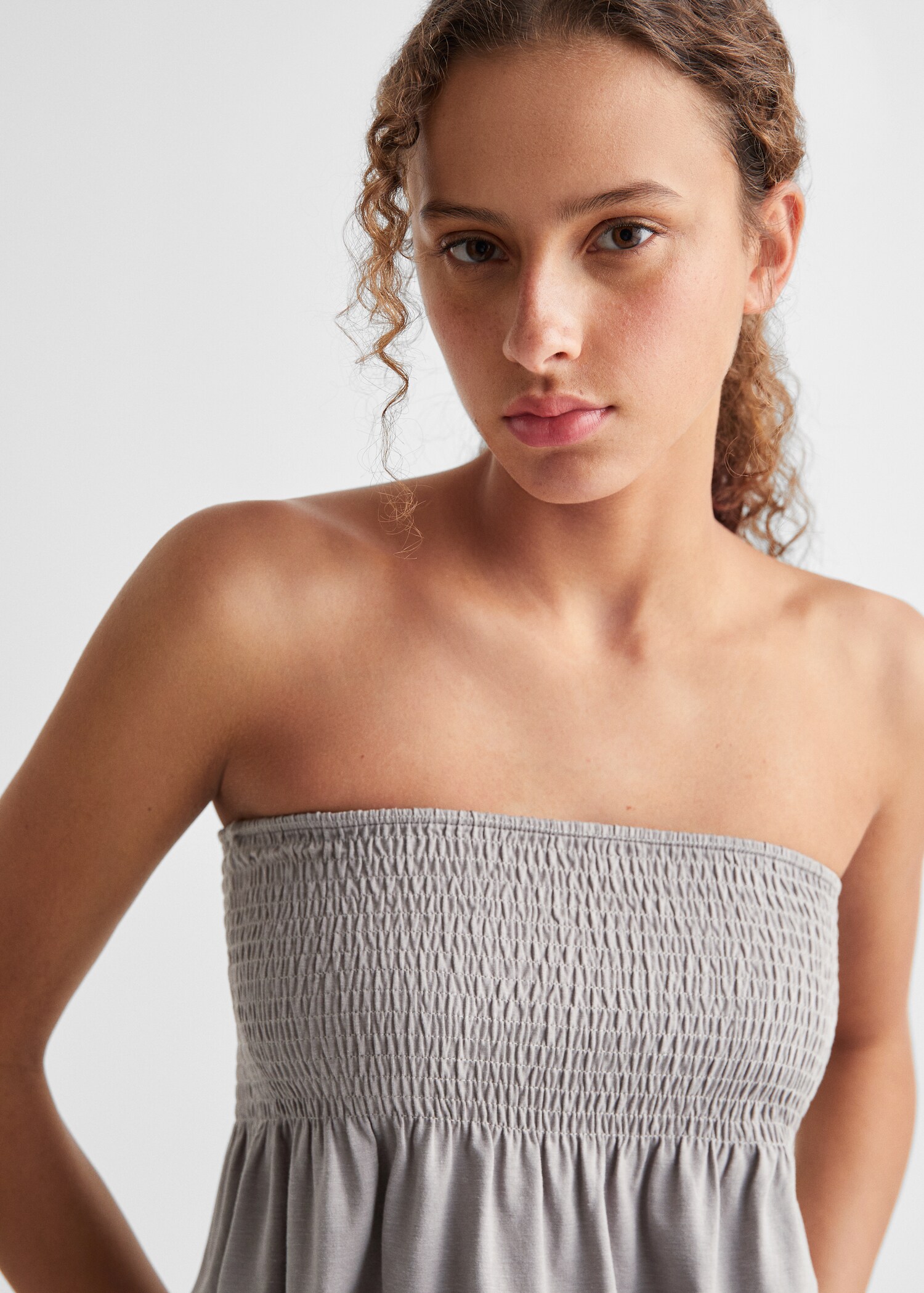 Ruched bandeau top - Details of the article 1