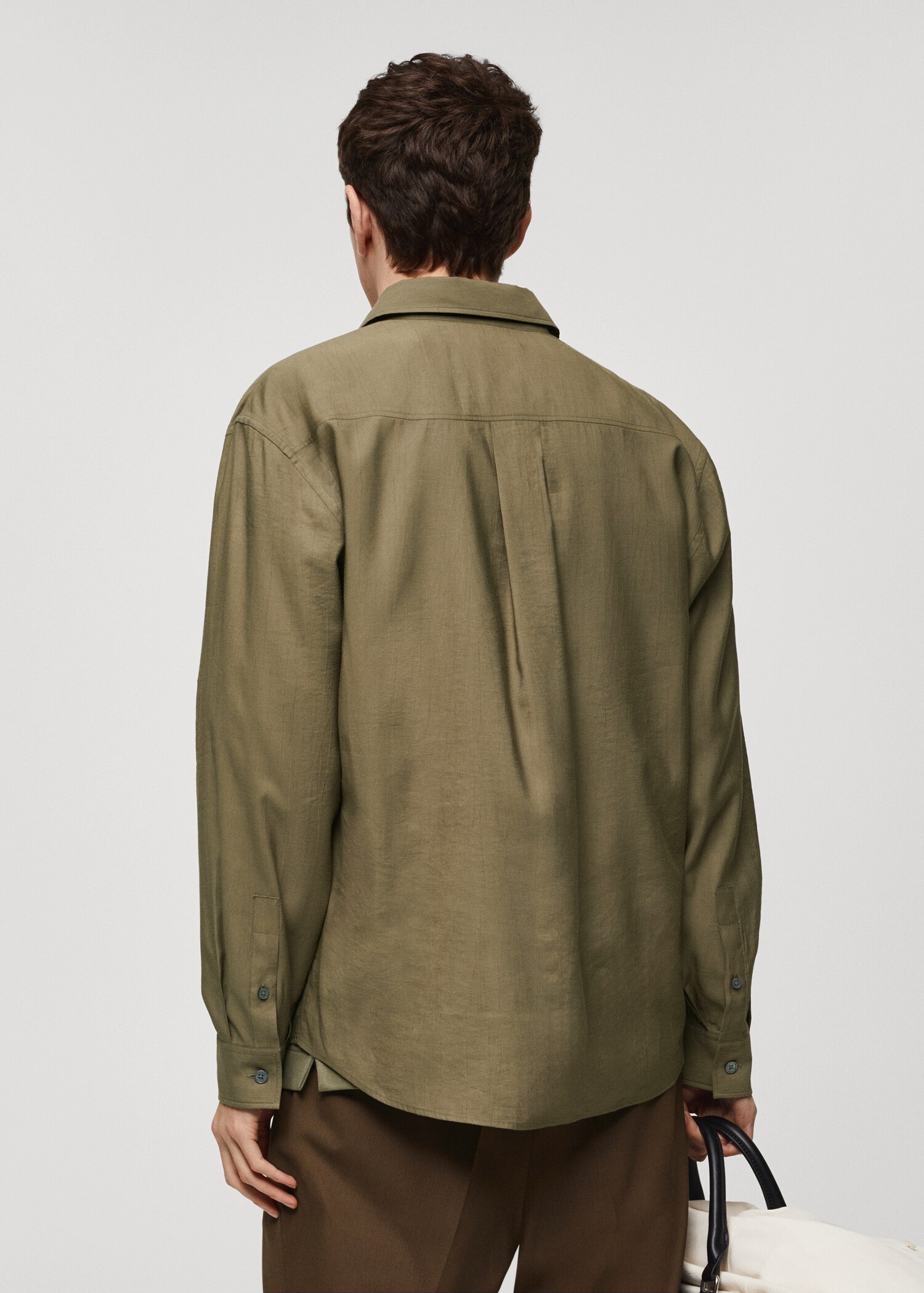 Regular Fit-Hemd mit Tasche - Rückseite des Artikels