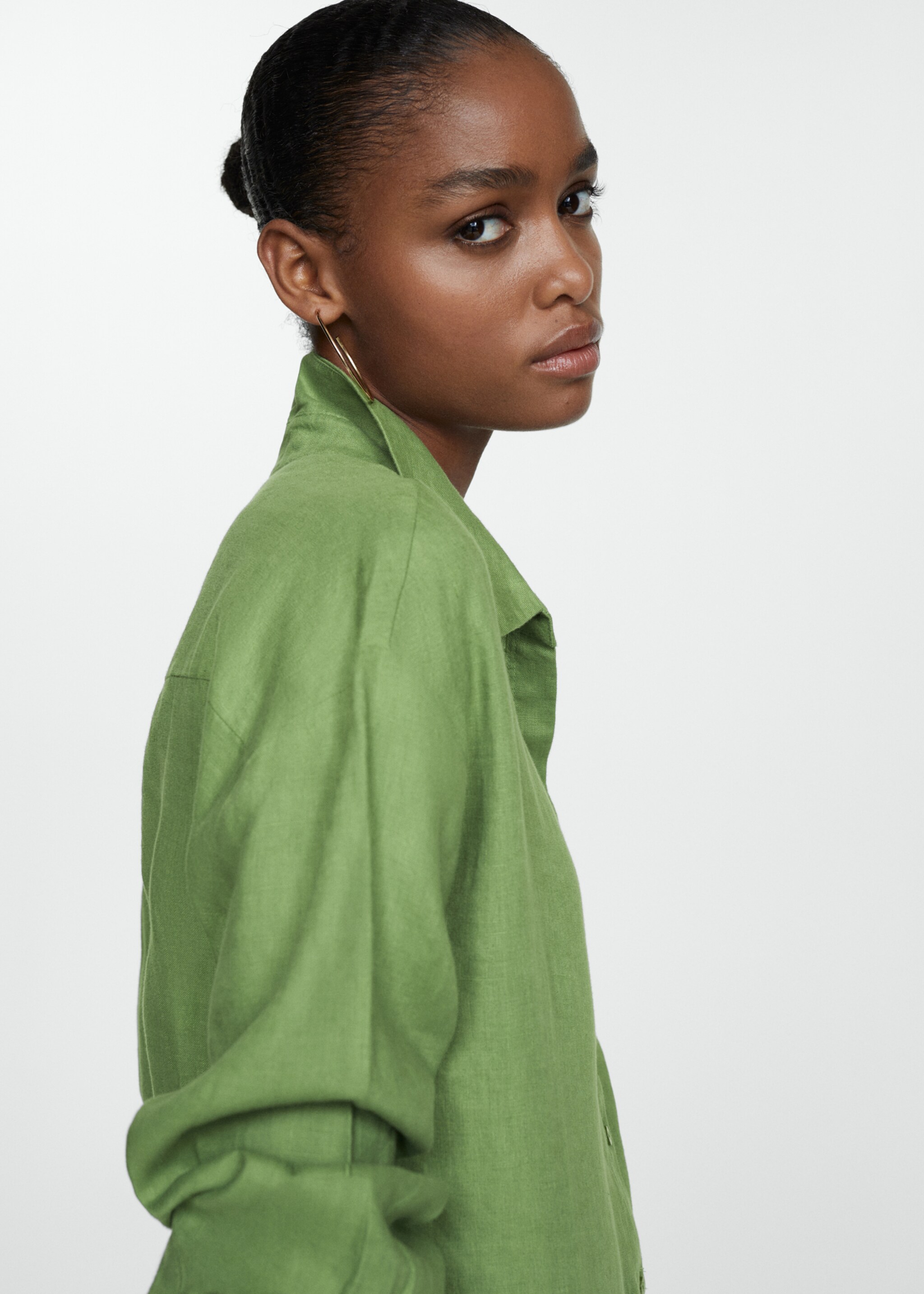 Linen 100% shirt - Details of the article 1