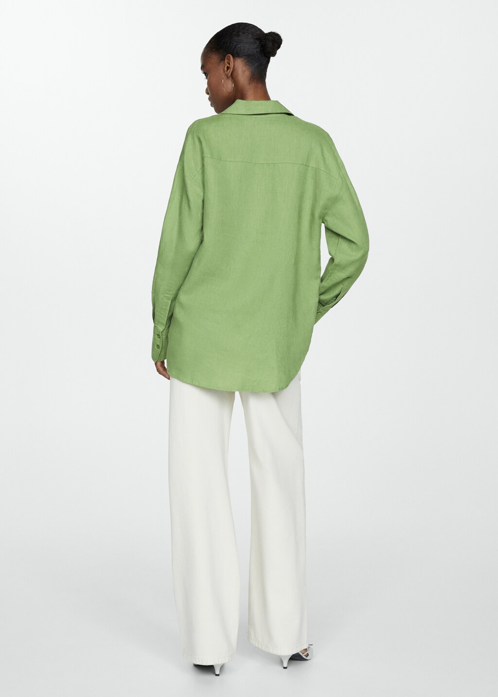 売れ筋商品|||ビーヤング シャツ レディース トップス BYJohanna - Button-down blouse - nature linen ビーヤング シャツ レディース トップス BYJohanna - Button