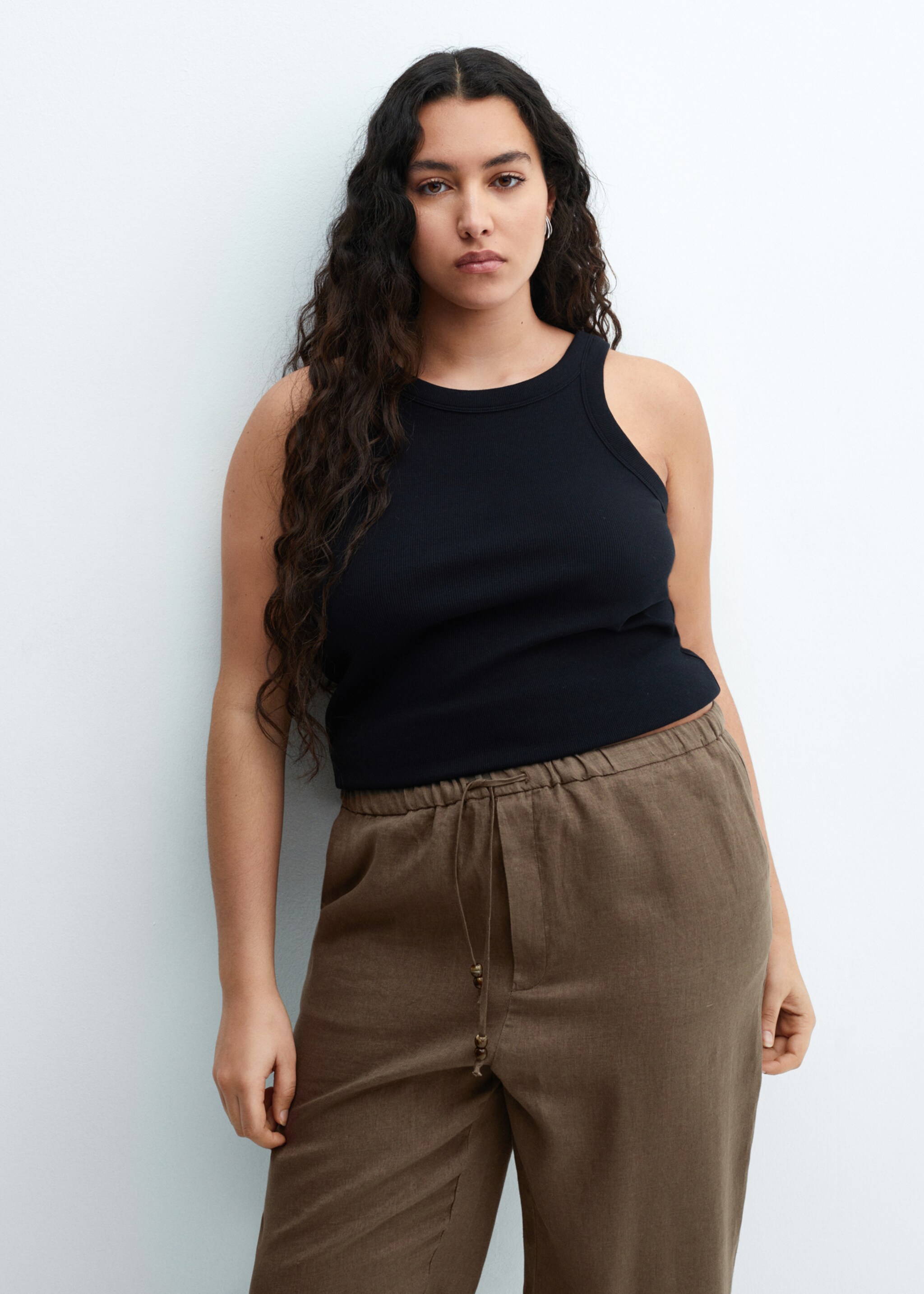 100% linen trousers - Details of the article 5