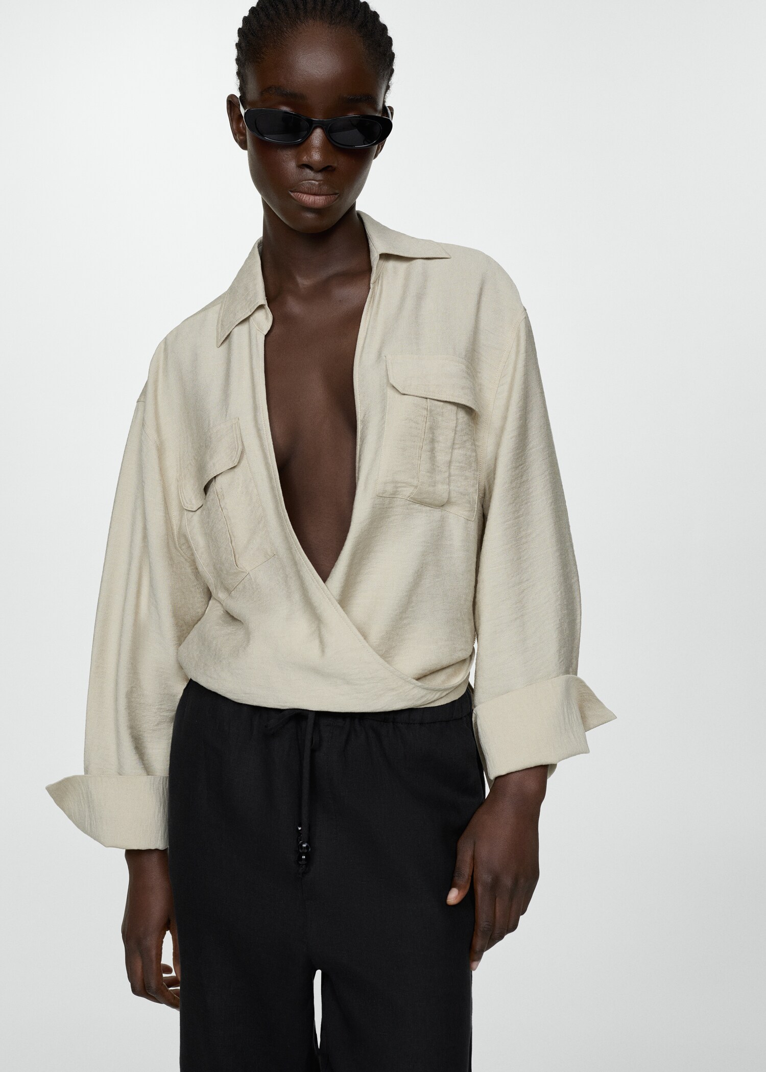 100% linen trousers - Details of the article 1