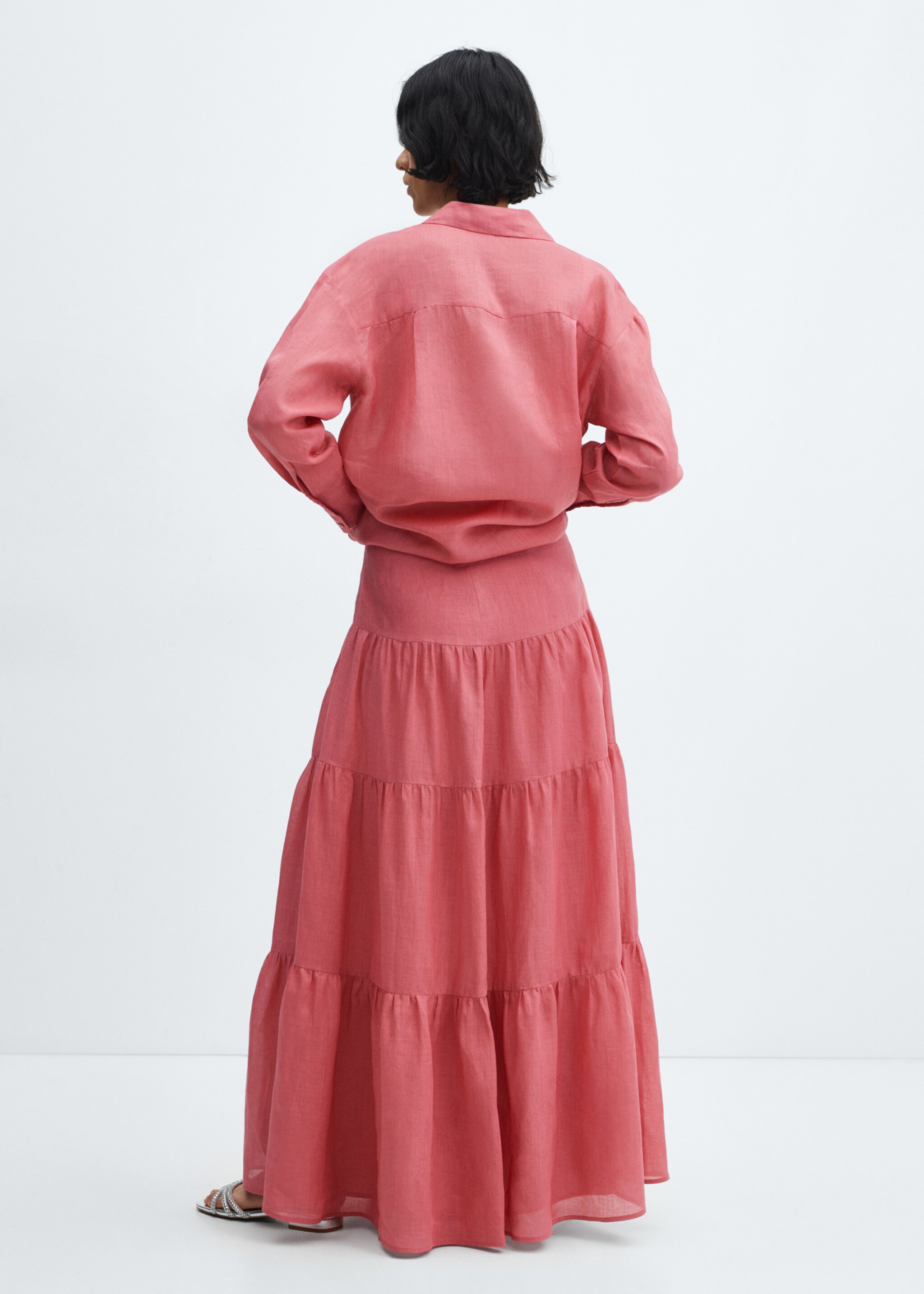 Ramie maxi-skirt - Reverse of the article