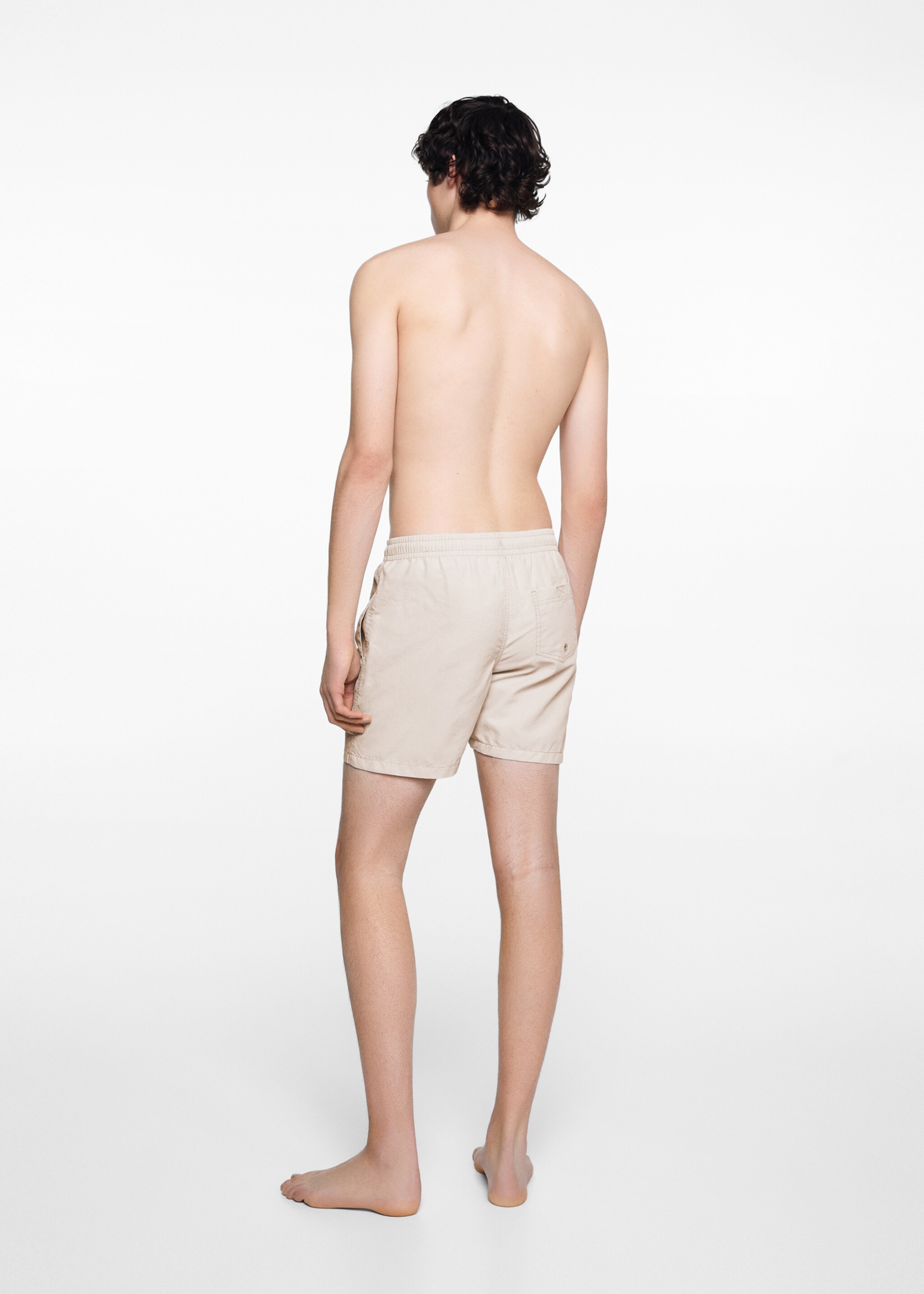 Basic drawstring swimsuit - Reverse of the article