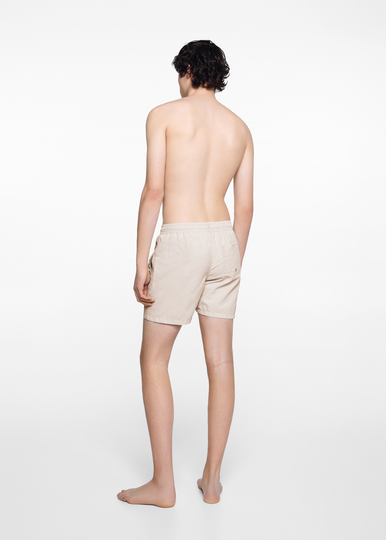 Basic drawstring swimsuit - Reverse of the article