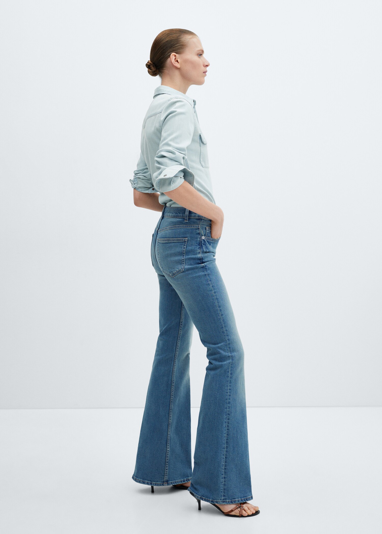 Jeans flare hög midja - Detaljer om artikeln 2