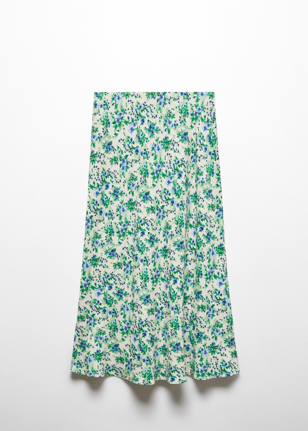 Printed satin skirt - Women | MANGO OUTLET USA