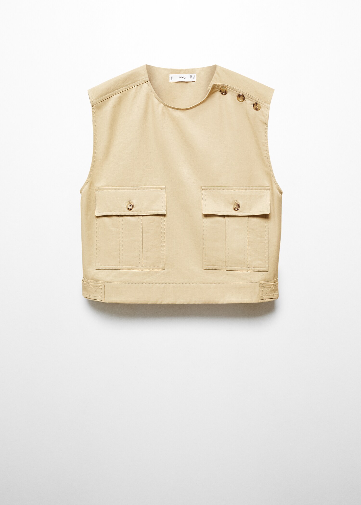Gilet détail poches - Article sans modèle