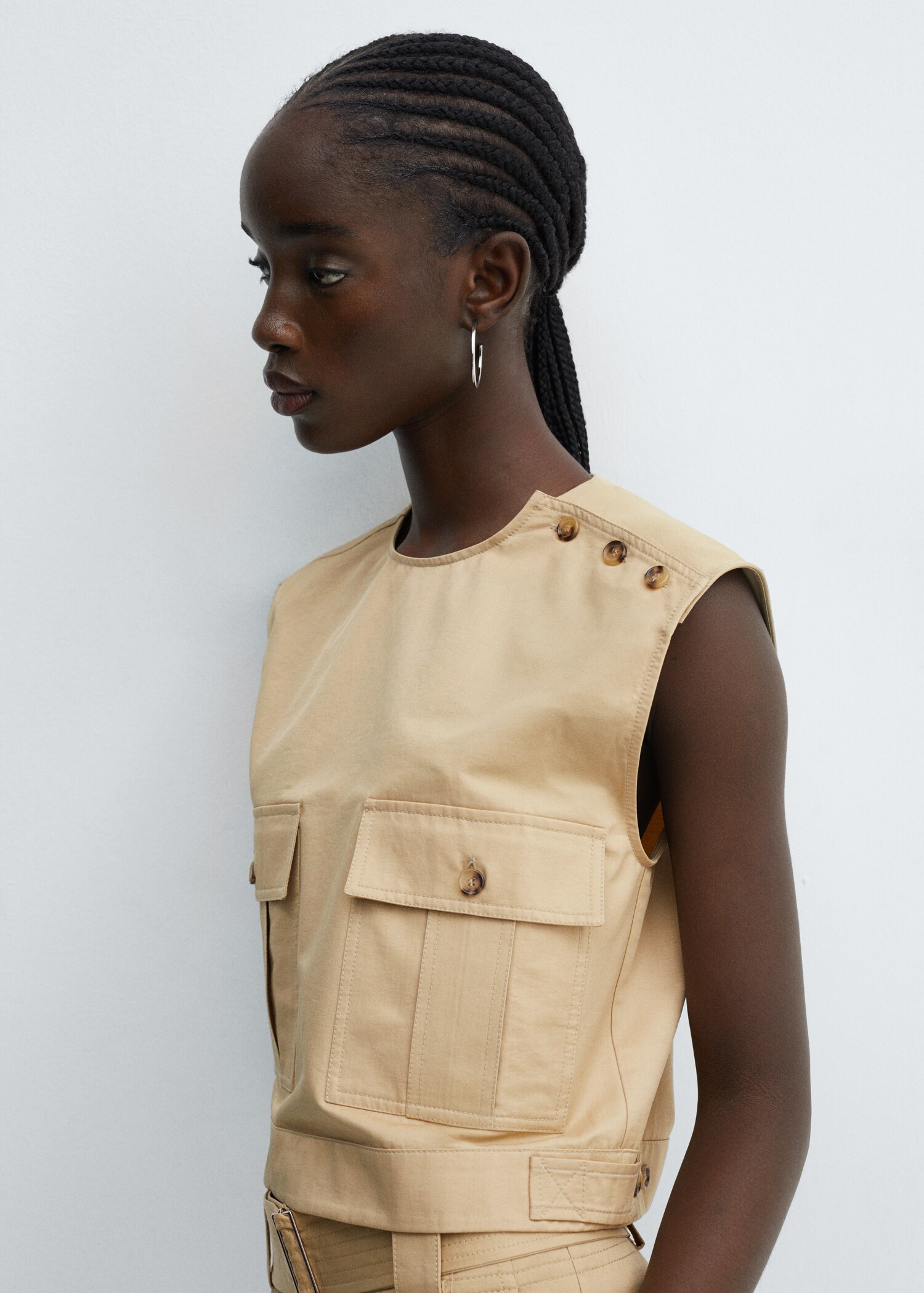 Gilet détail poches - Détail de l'article 1