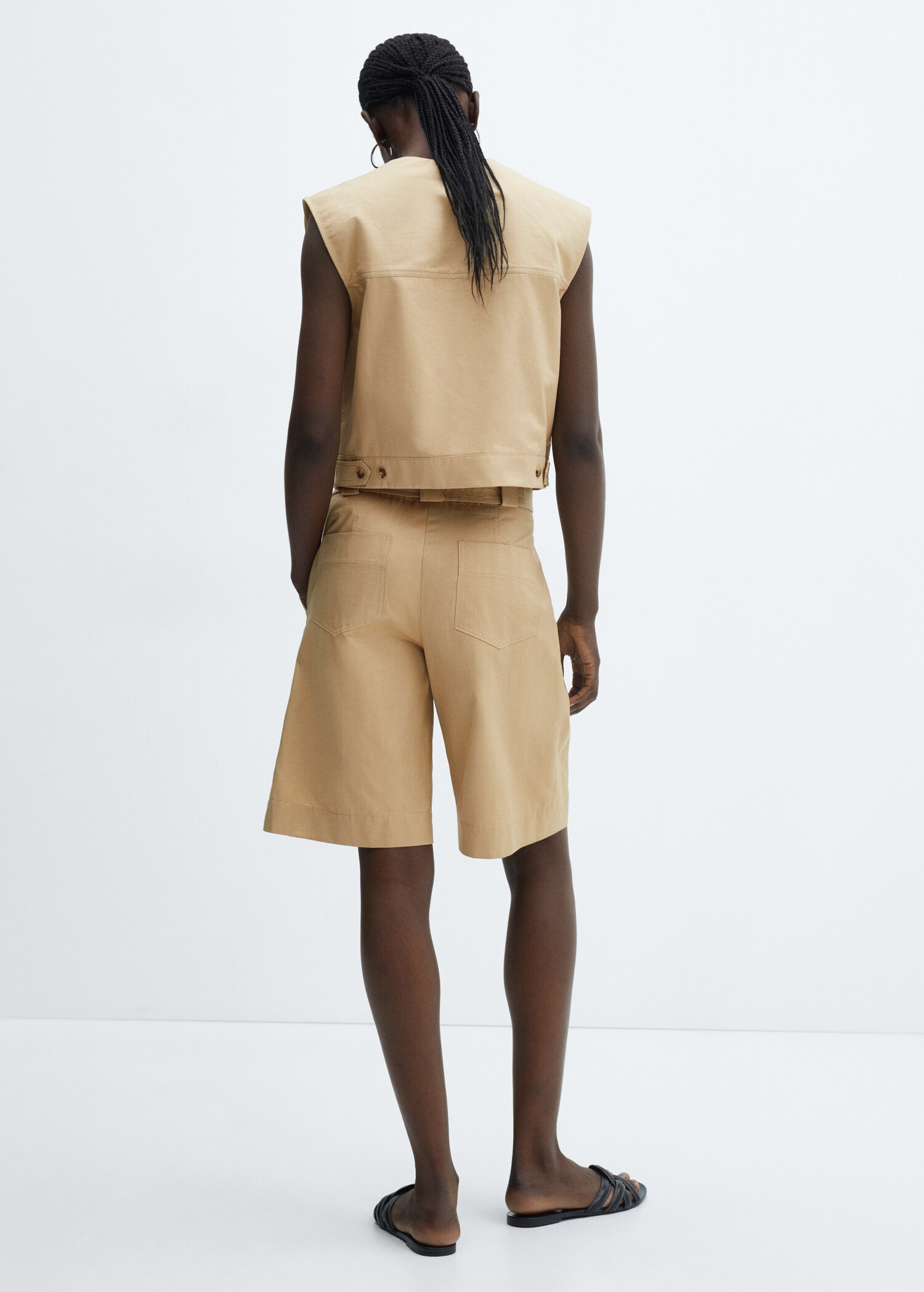 Gilet détail poches - Verso de l’article