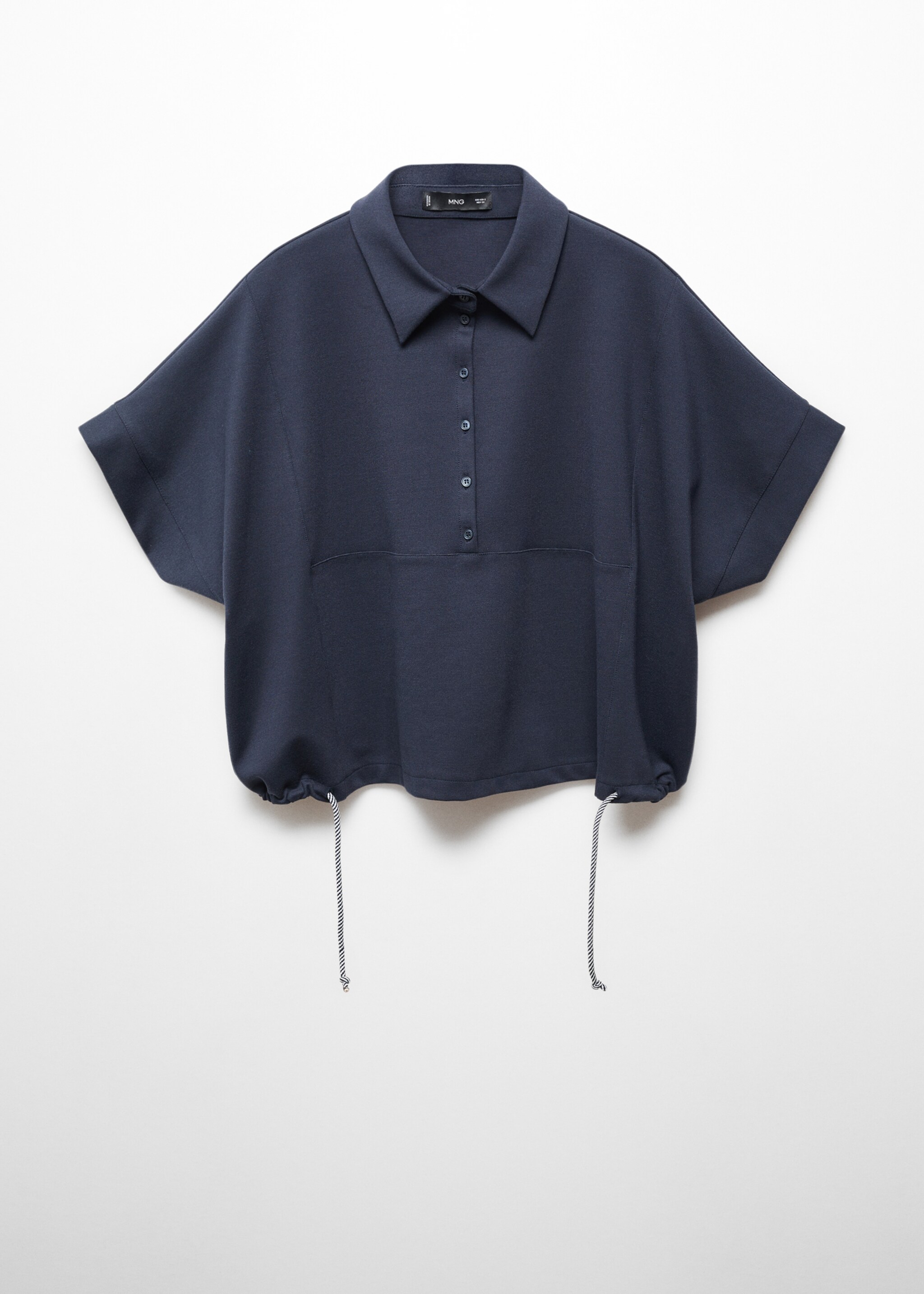 Polo-sweatshirt met aansnoerkoord - Artikel zonder model