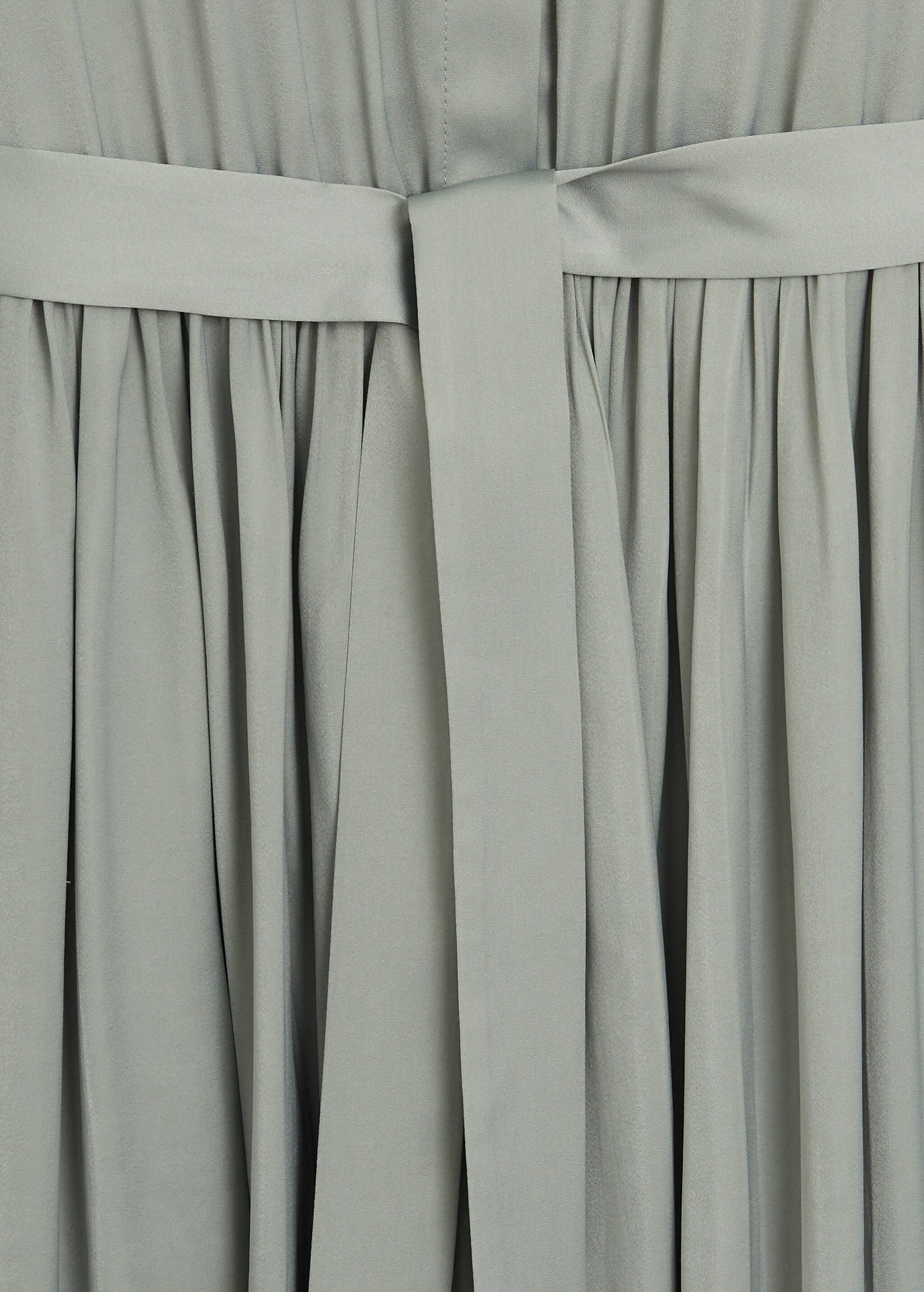 Vestido camisero satinado - Detalle del artículo 0