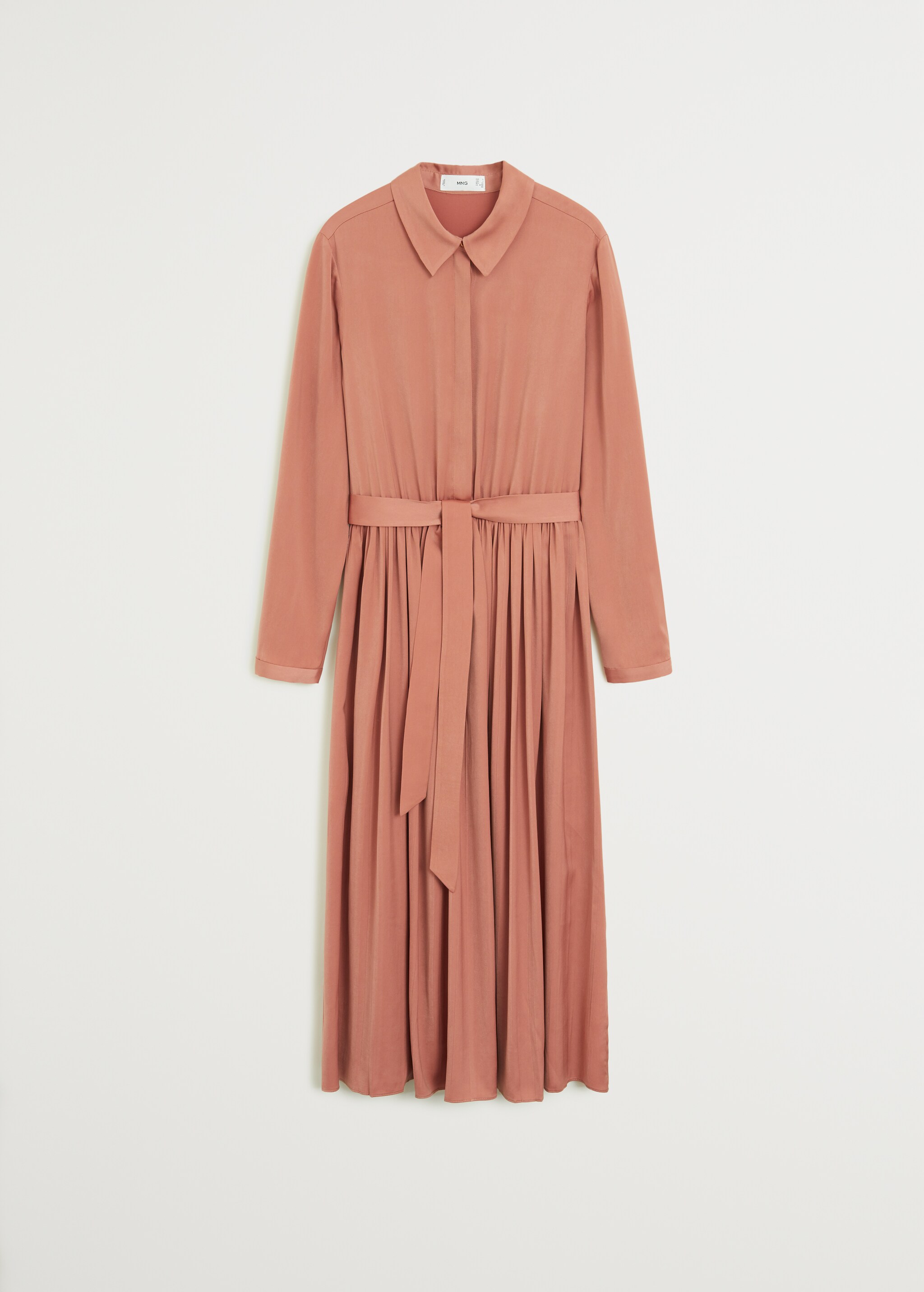 Vestido camisero satinado - Artículo sin modelo