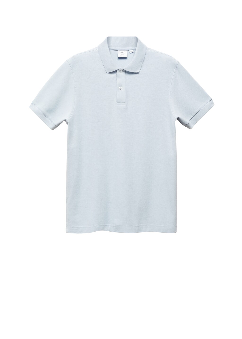 トップス Shawl Collar S/S Polo - Cotton Pique M Men's Pima Piqué Short-Sleeve Polo