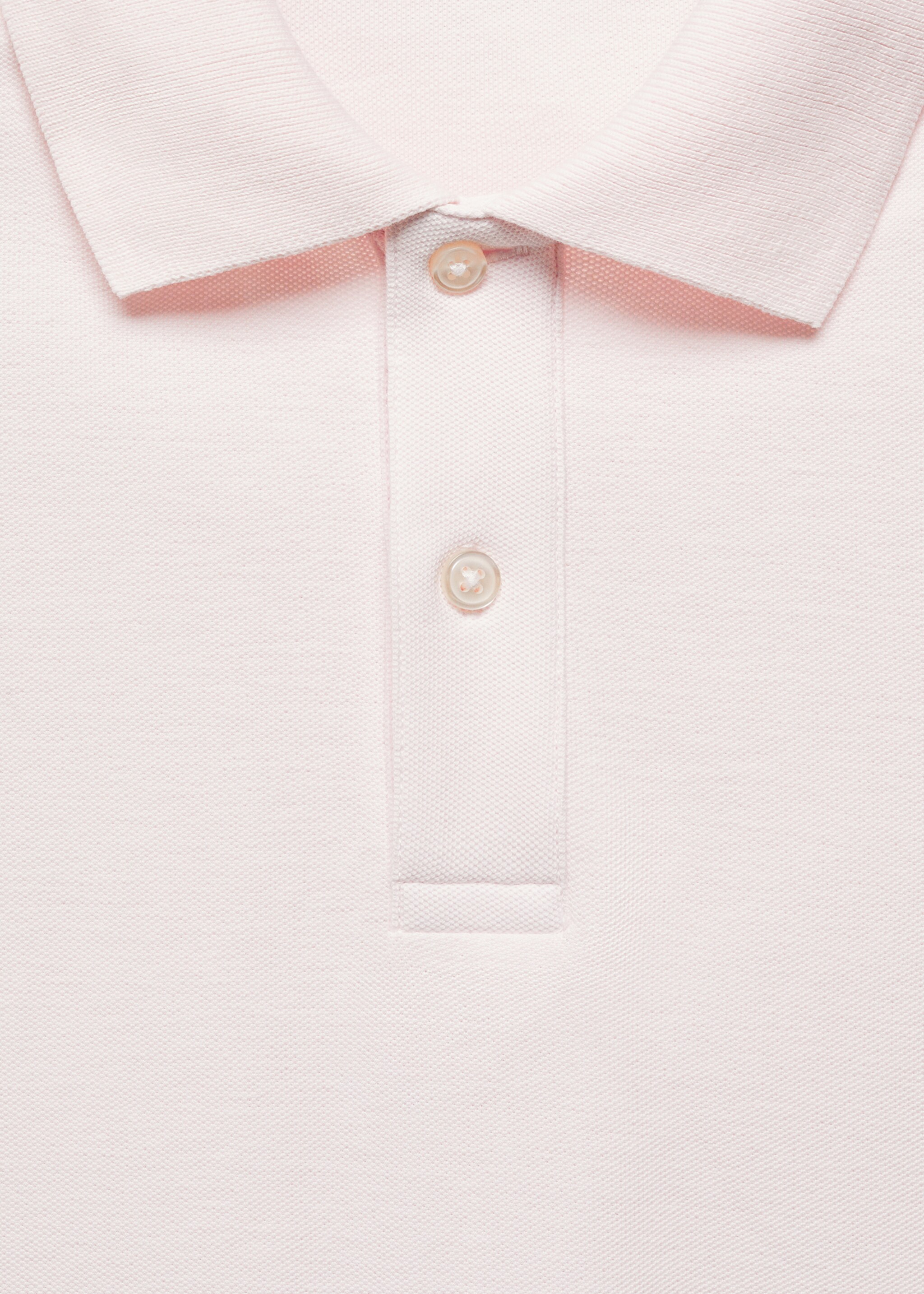100% cotton pique polo shirt - Details of the article 8