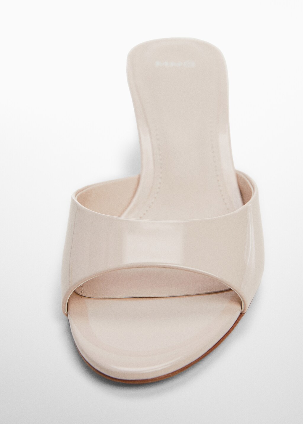 Patent leather effect heeled sandal - Women | MANGO OUTLET USA Patent leather effect heeled sandal - Women | MANGO OUTLET USA