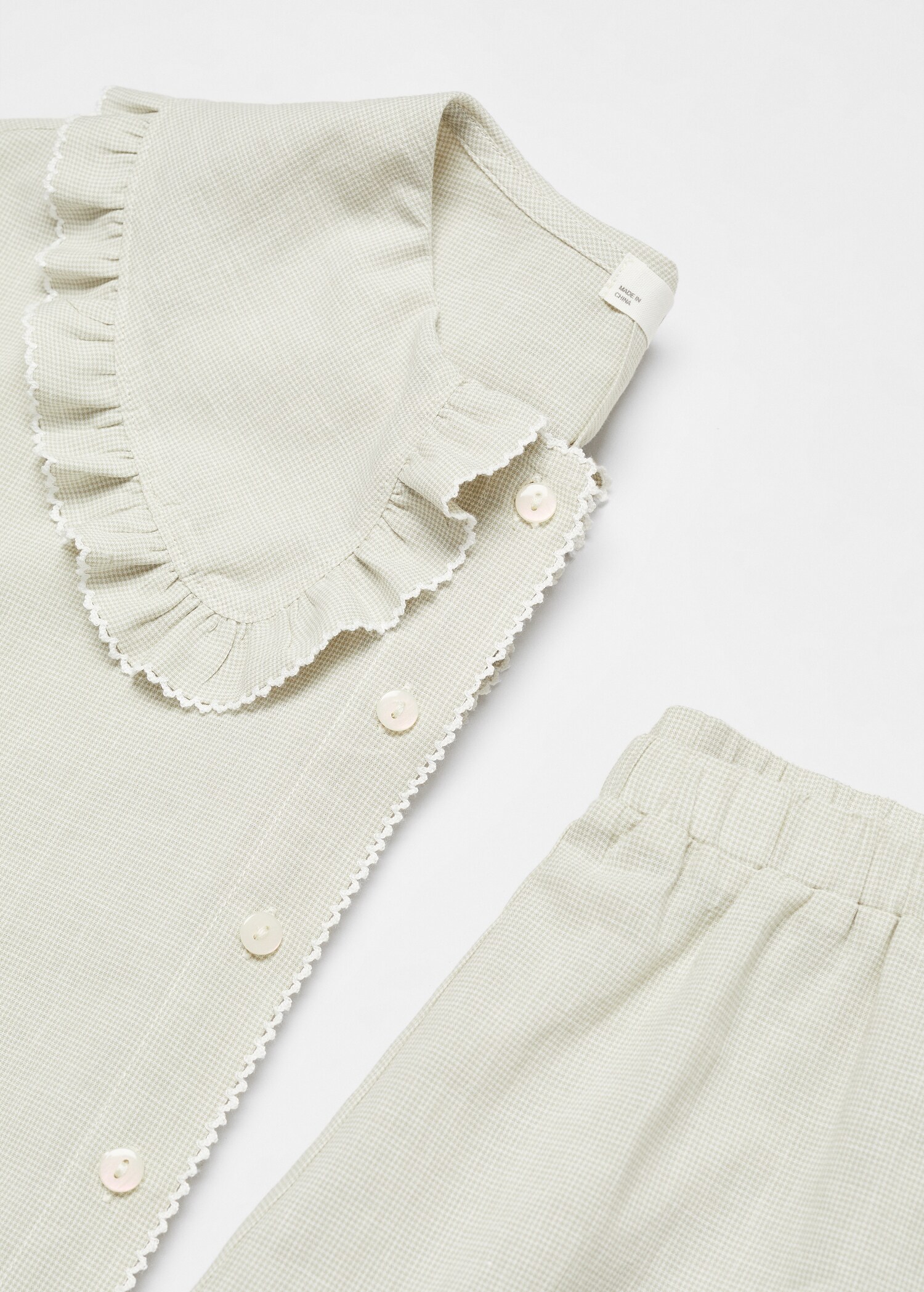 Tvådelad flanellpyjamas - Detaljer om artikeln 8