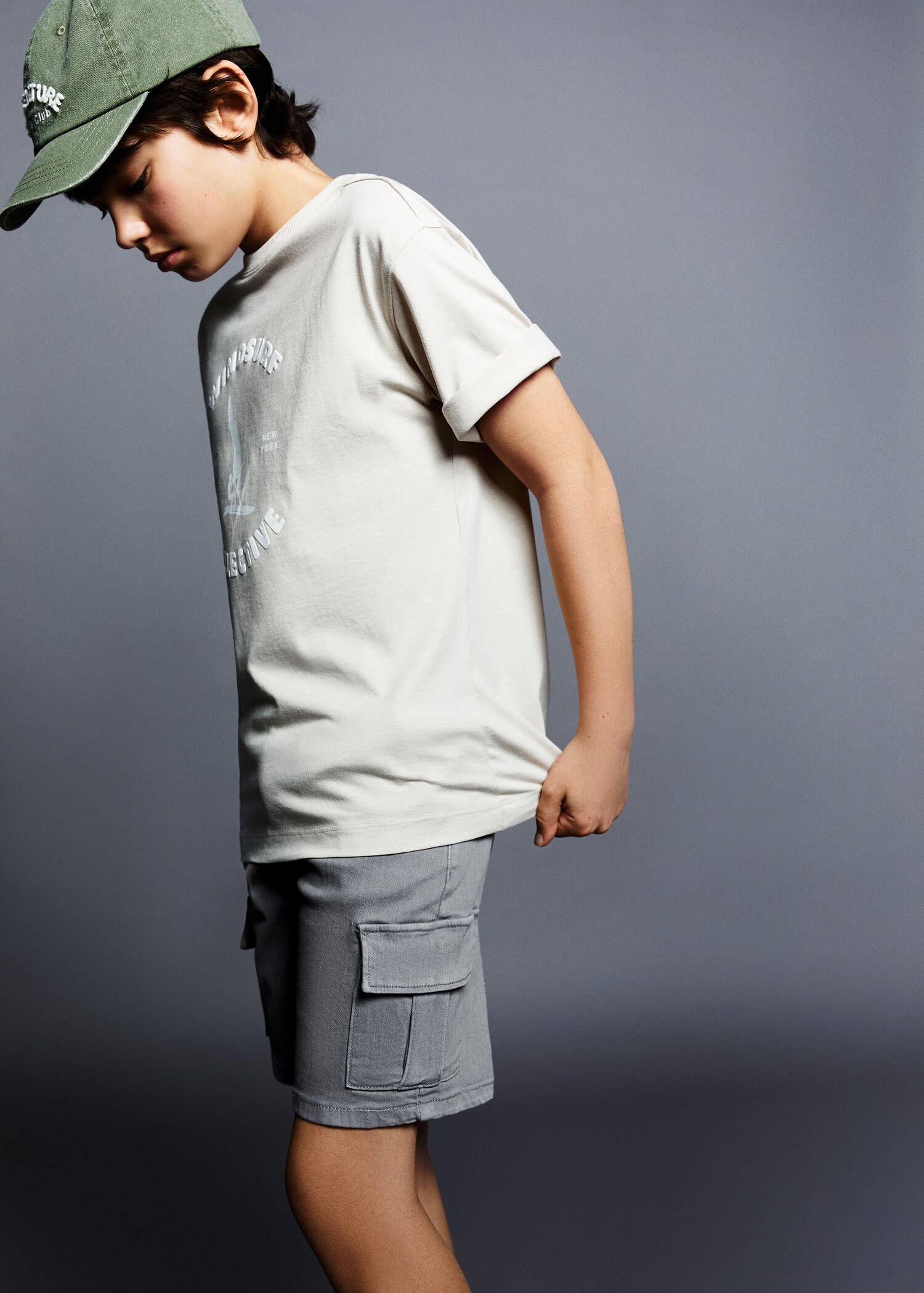 Cargo pockets Bermuda shorts - Medium plane
