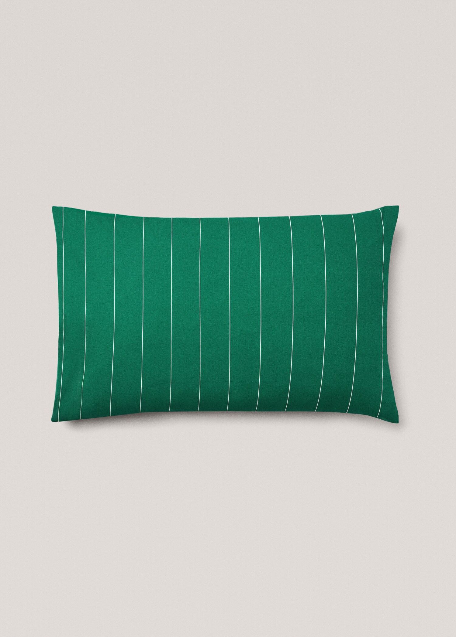 Povlak na polštář s potiskem proužků bavlna 50 x 75 cm - Zboží bez modelu