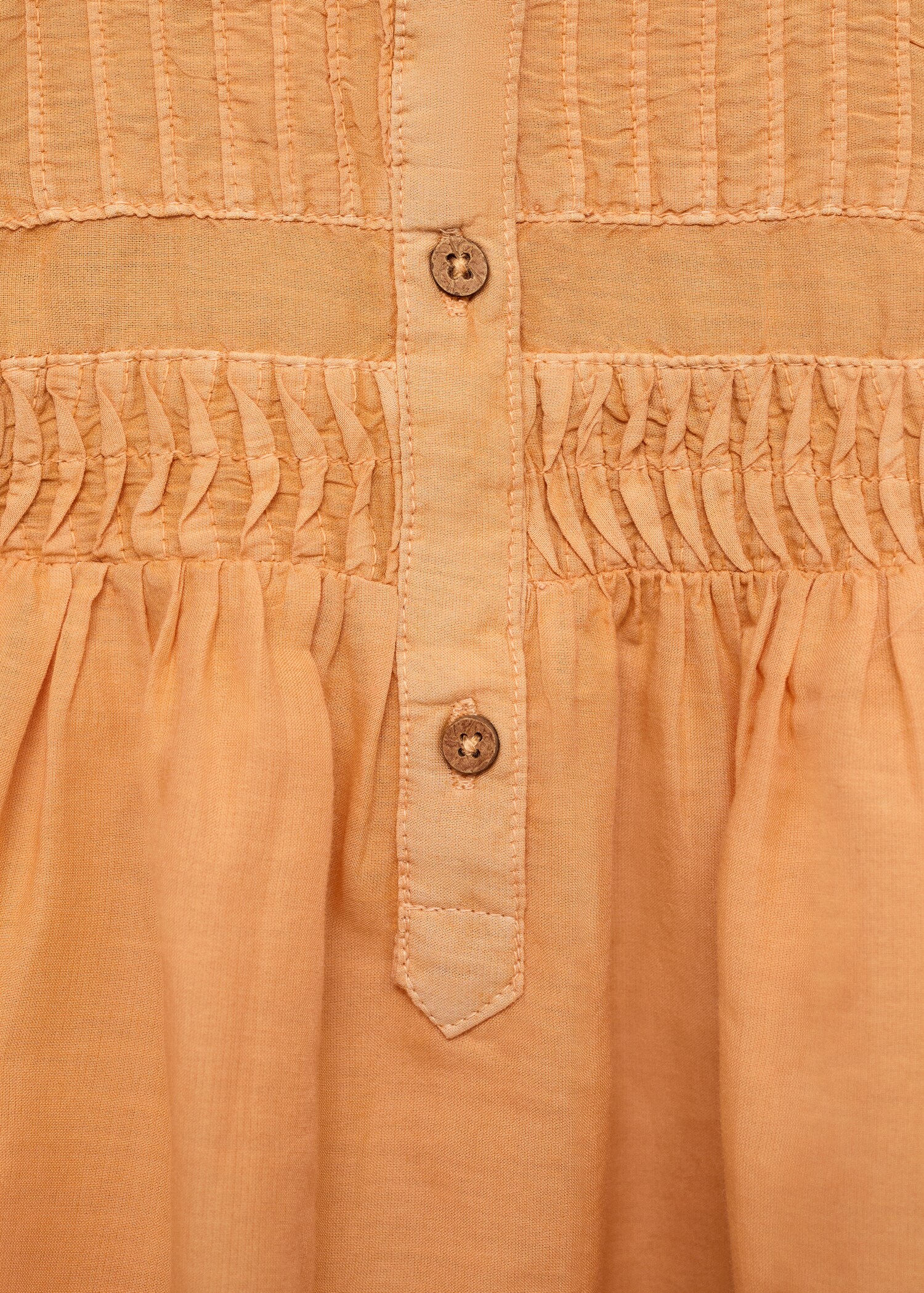 Natural-dye pleated blouse - Details of the article 8