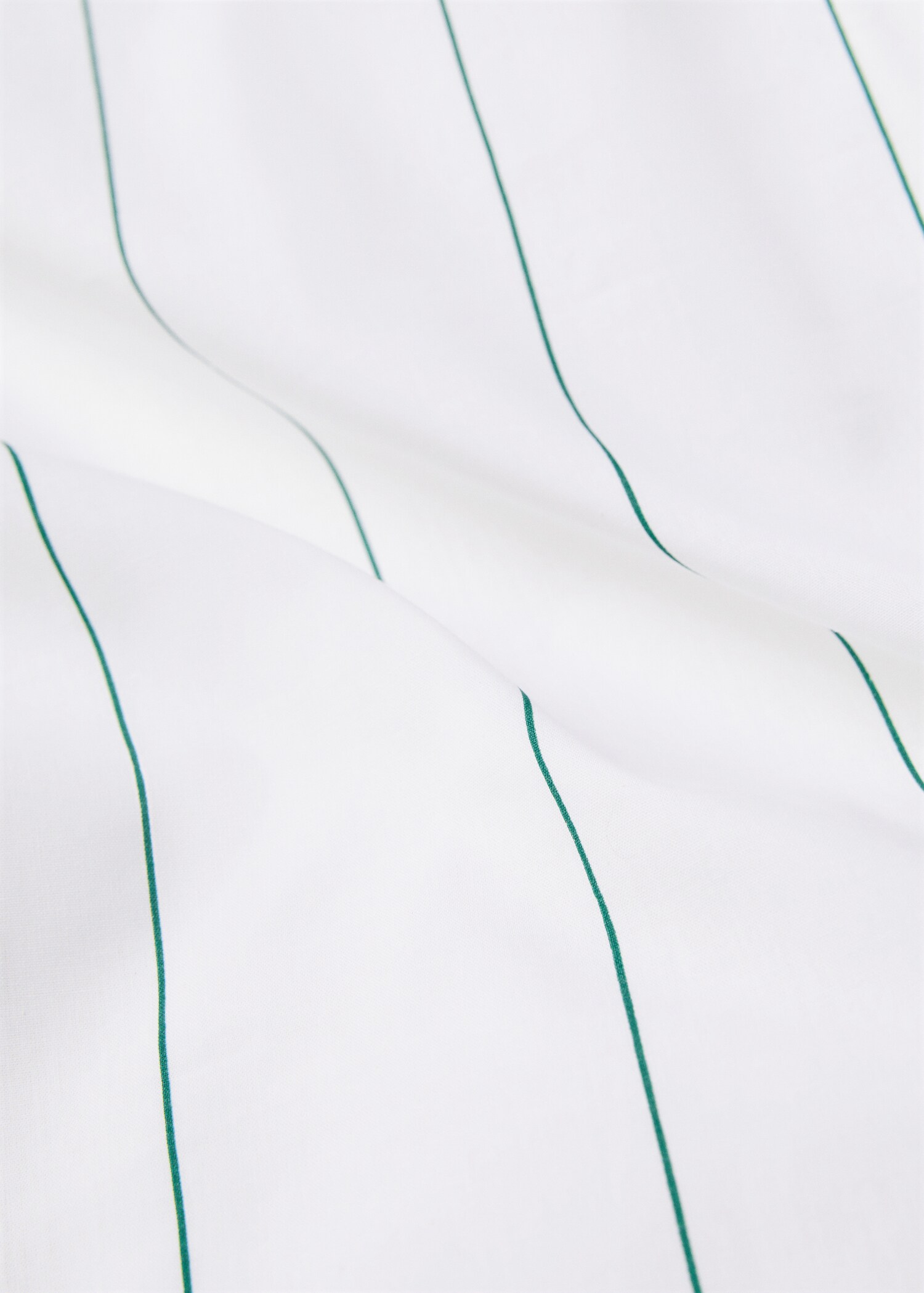 Baumwoll-Bettbezug mit Streifenmuster für 180 cm Bett - Detail des Artikels 2