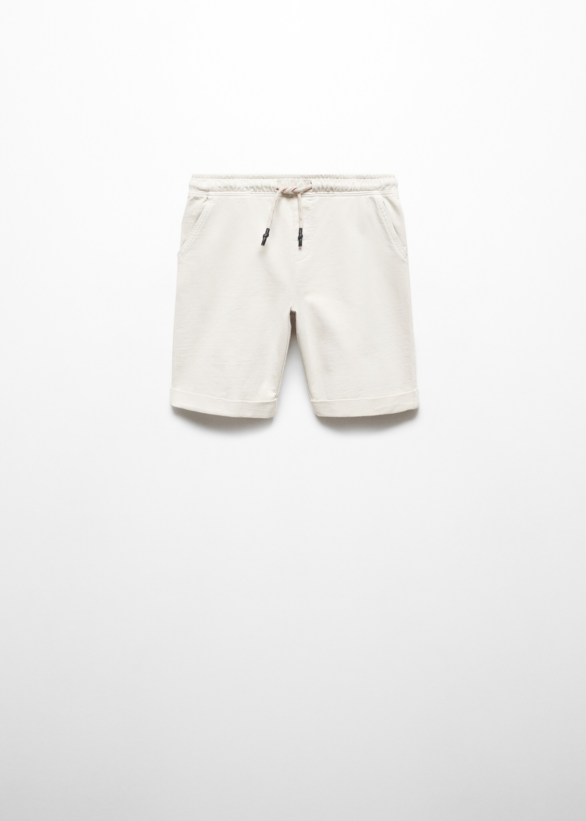 Elastic waist Bermuda shorts - Article without model