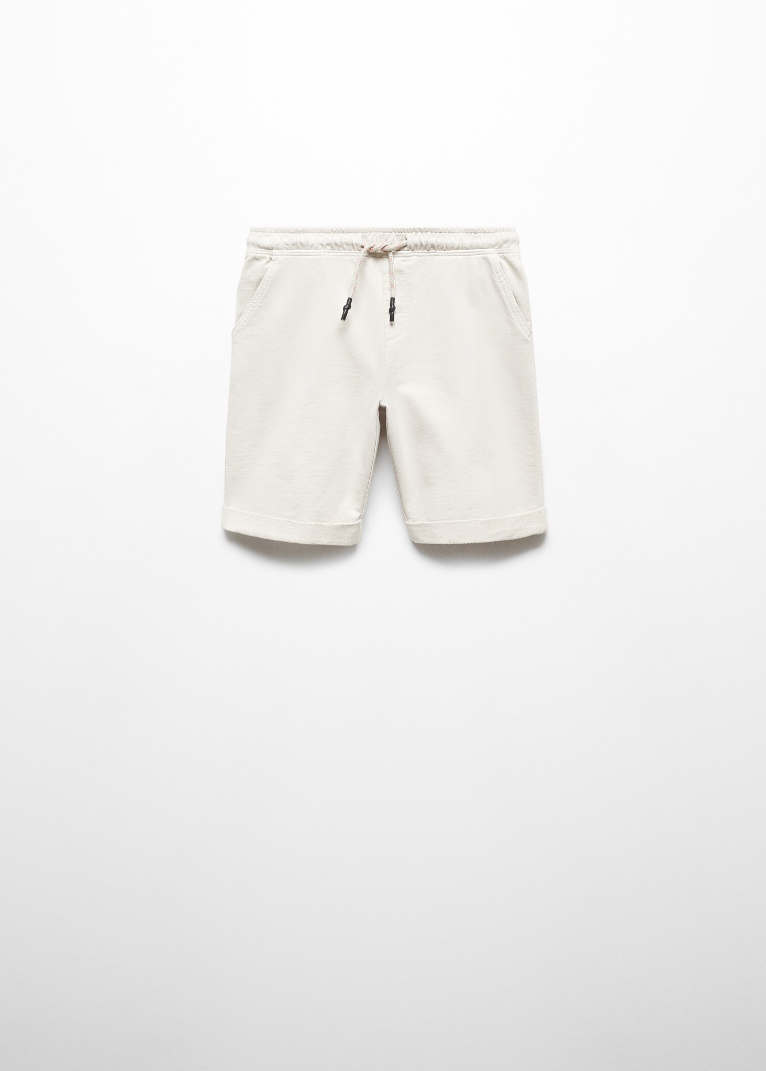 Elastic waist Bermuda shorts - Article without model