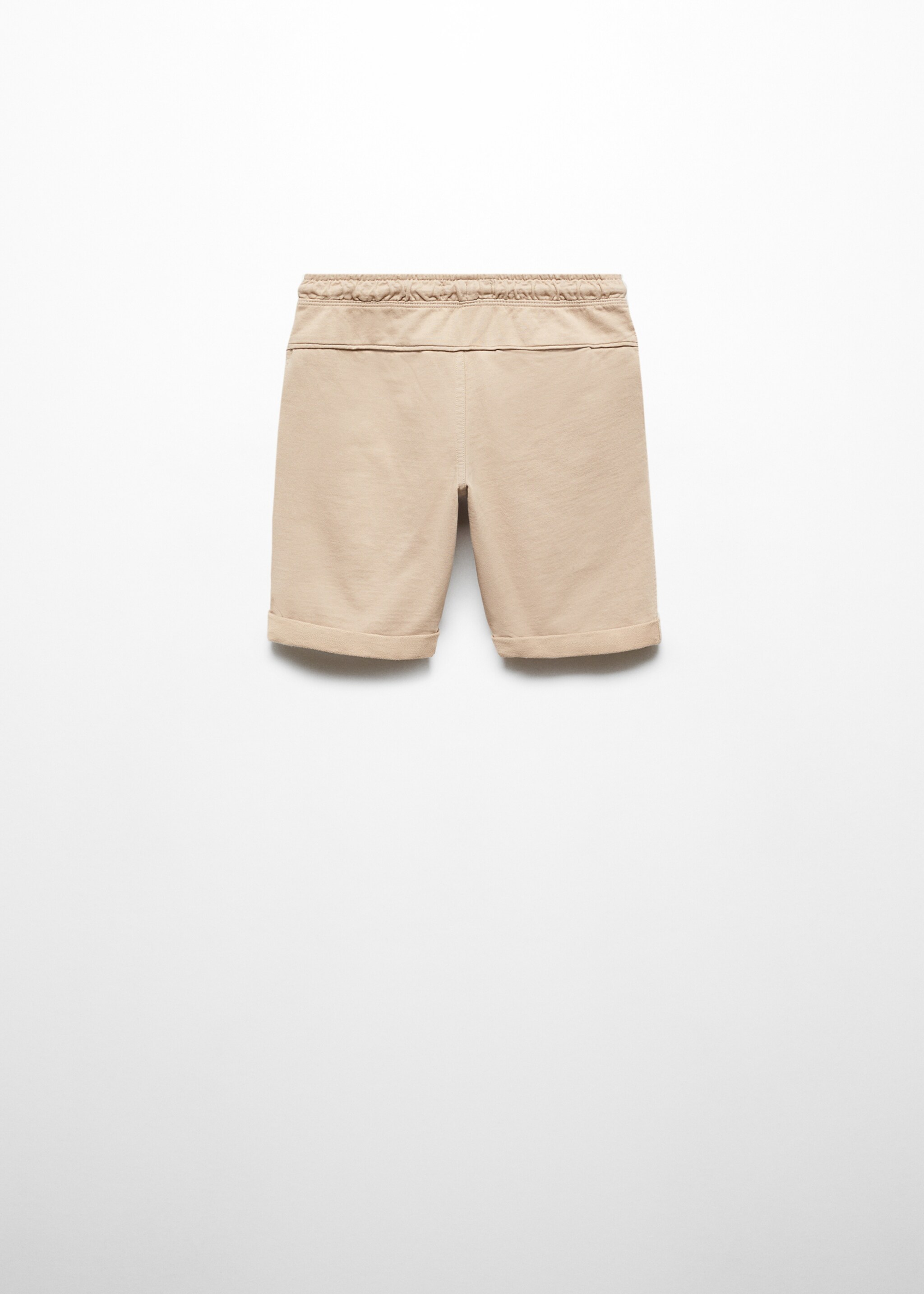 Elastic waist Bermuda shorts - Reverse of the article