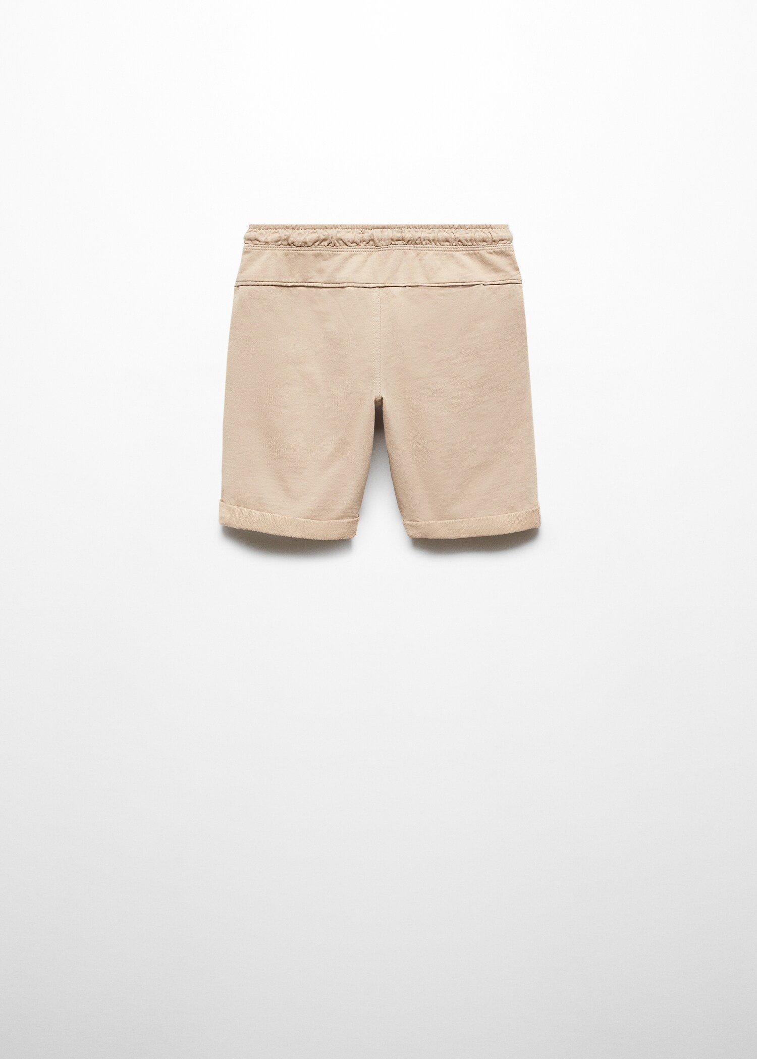 Elastic waist Bermuda shorts - Reverse of the article
