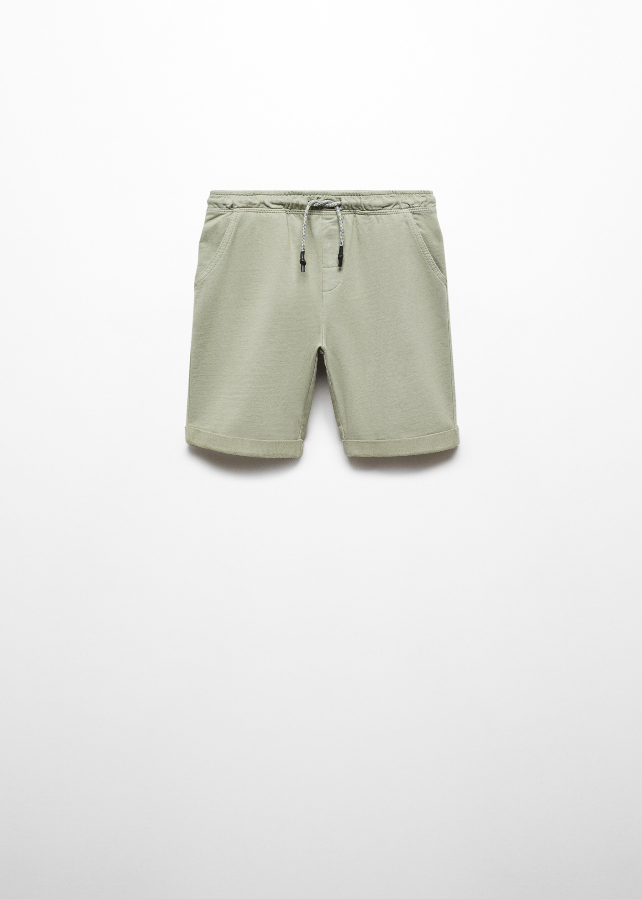 Elastic waist Bermuda shorts - Article without model