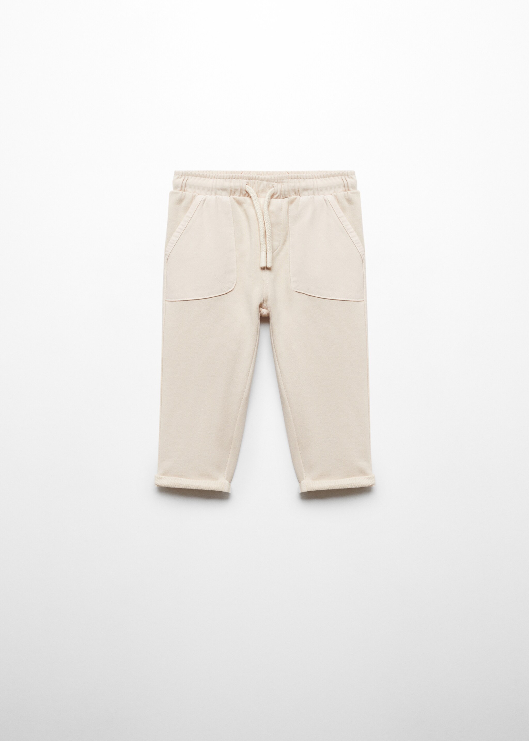Cotton jogger-style trousers - Article without model