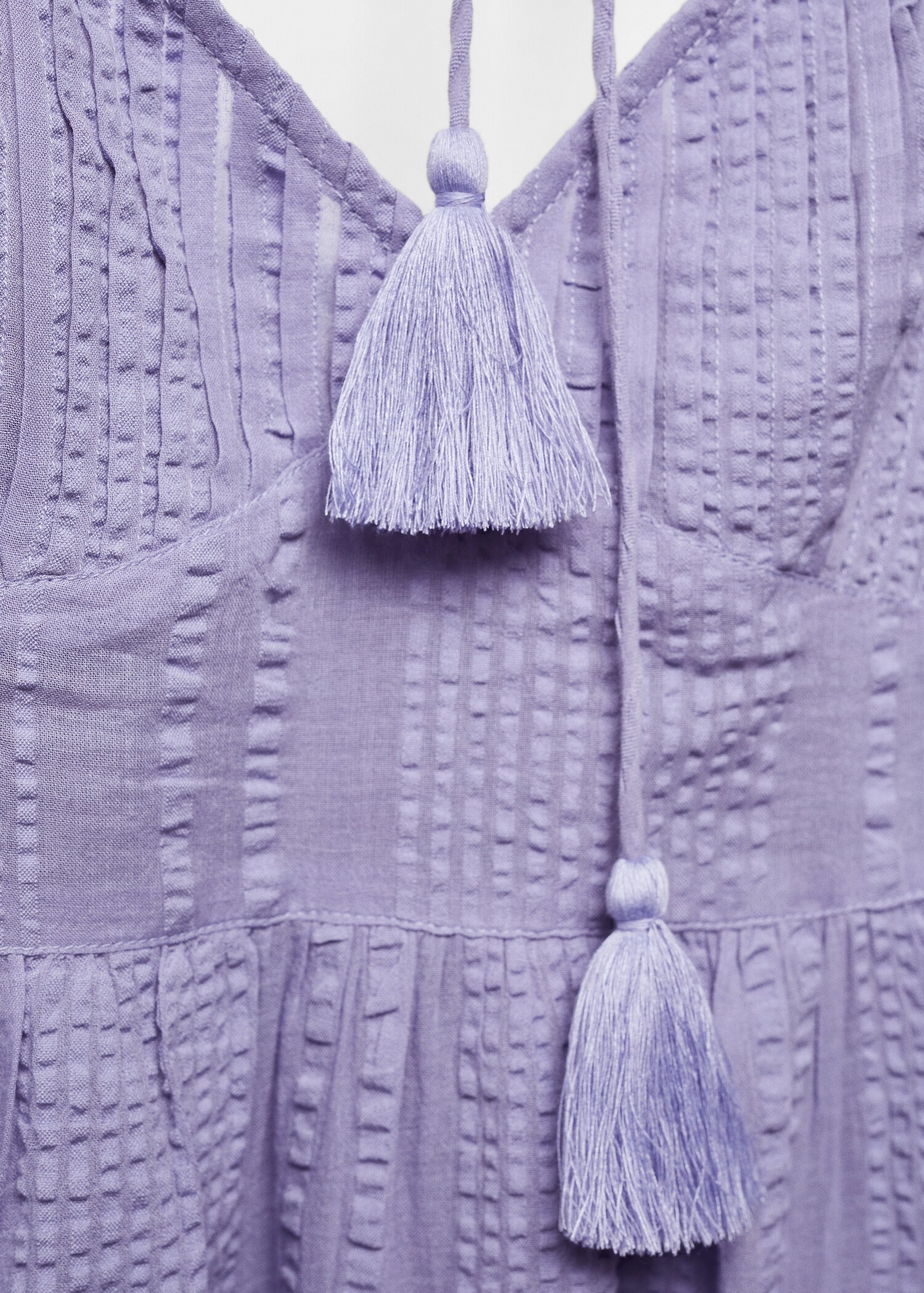 Texturiertes Maxi-Kleid - Detail des Artikels 8