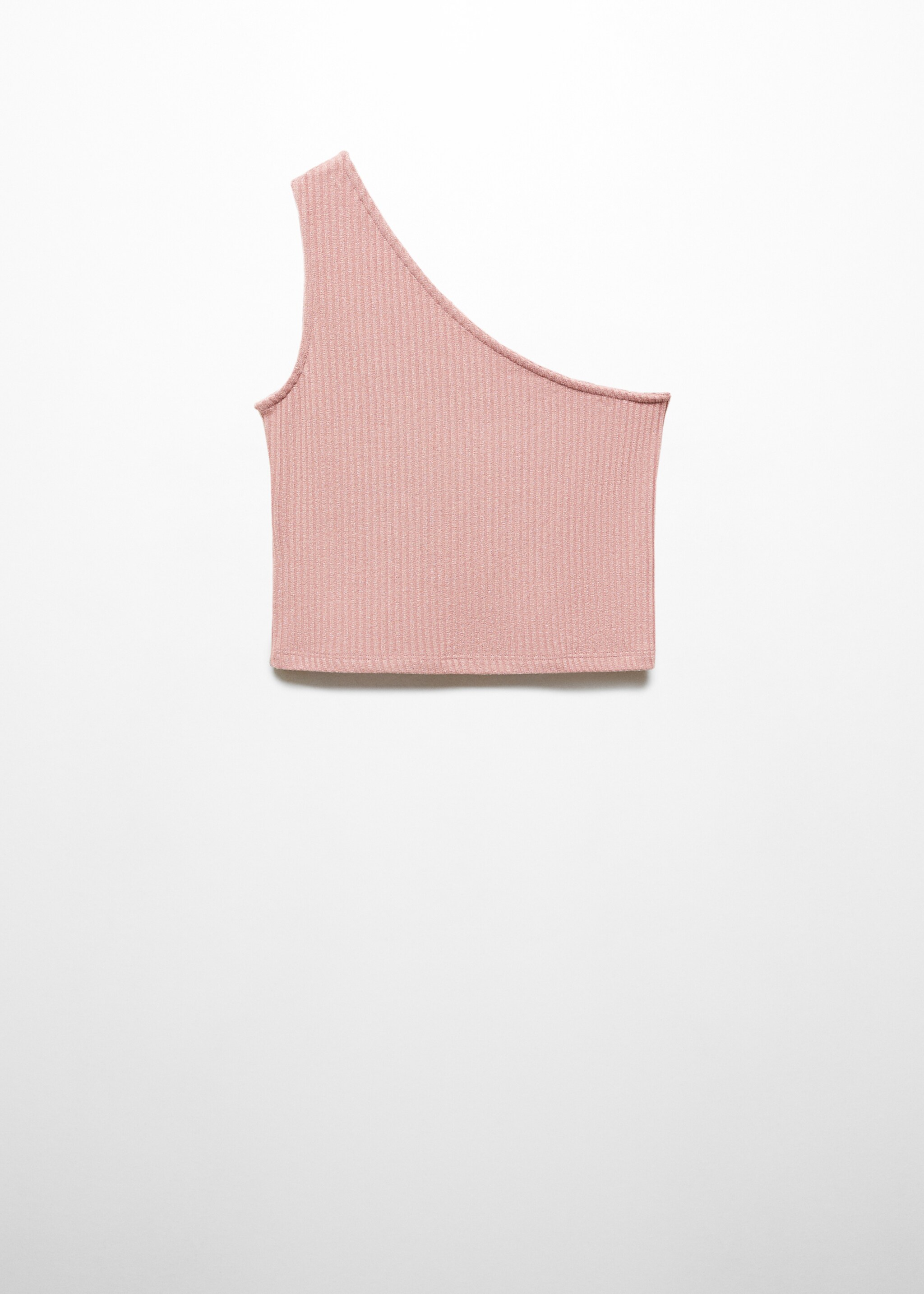 Lurex ribbed top - Article without model, Pink. Ref: 67076010-00.
