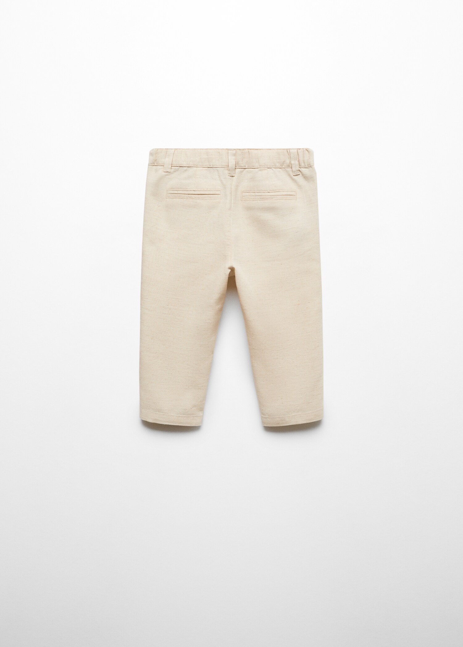Pantalon droit lin - Verso de l’article