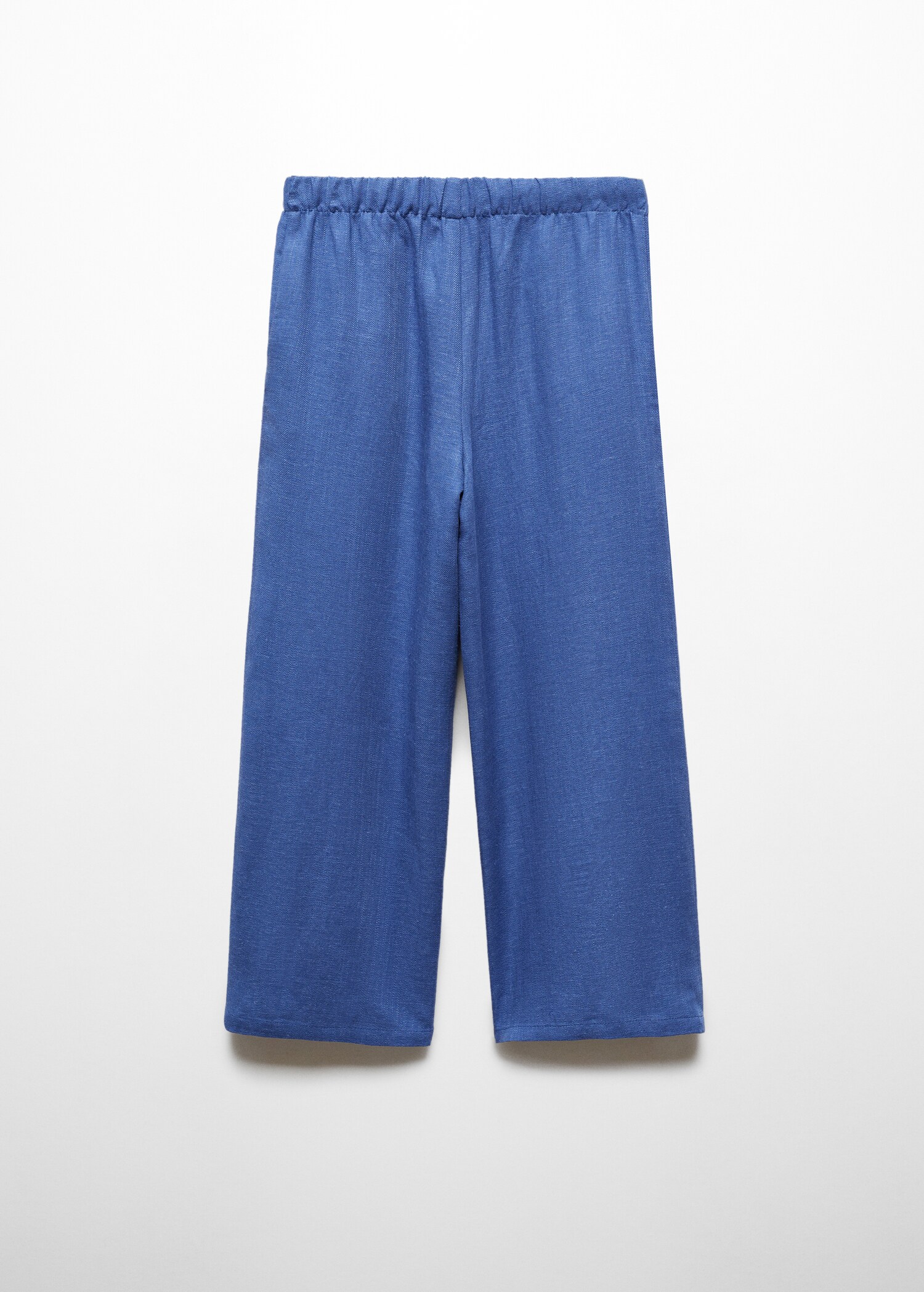 Linen trousers with buttons - Reverse of the article