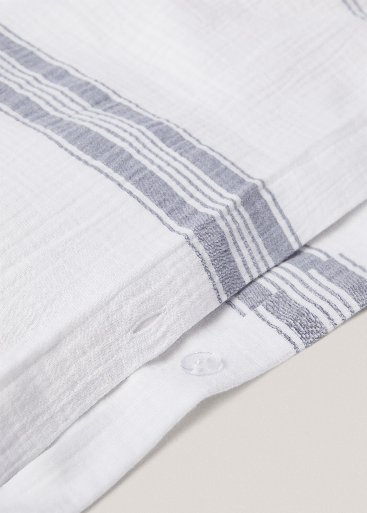 Funda nórdica gasa algodón rayas cama 180cm - Detalle del artículo 2
