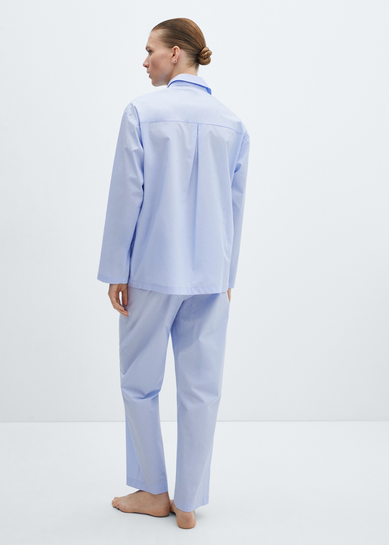 Two-piece cotton pyjamas - Reverse of the article