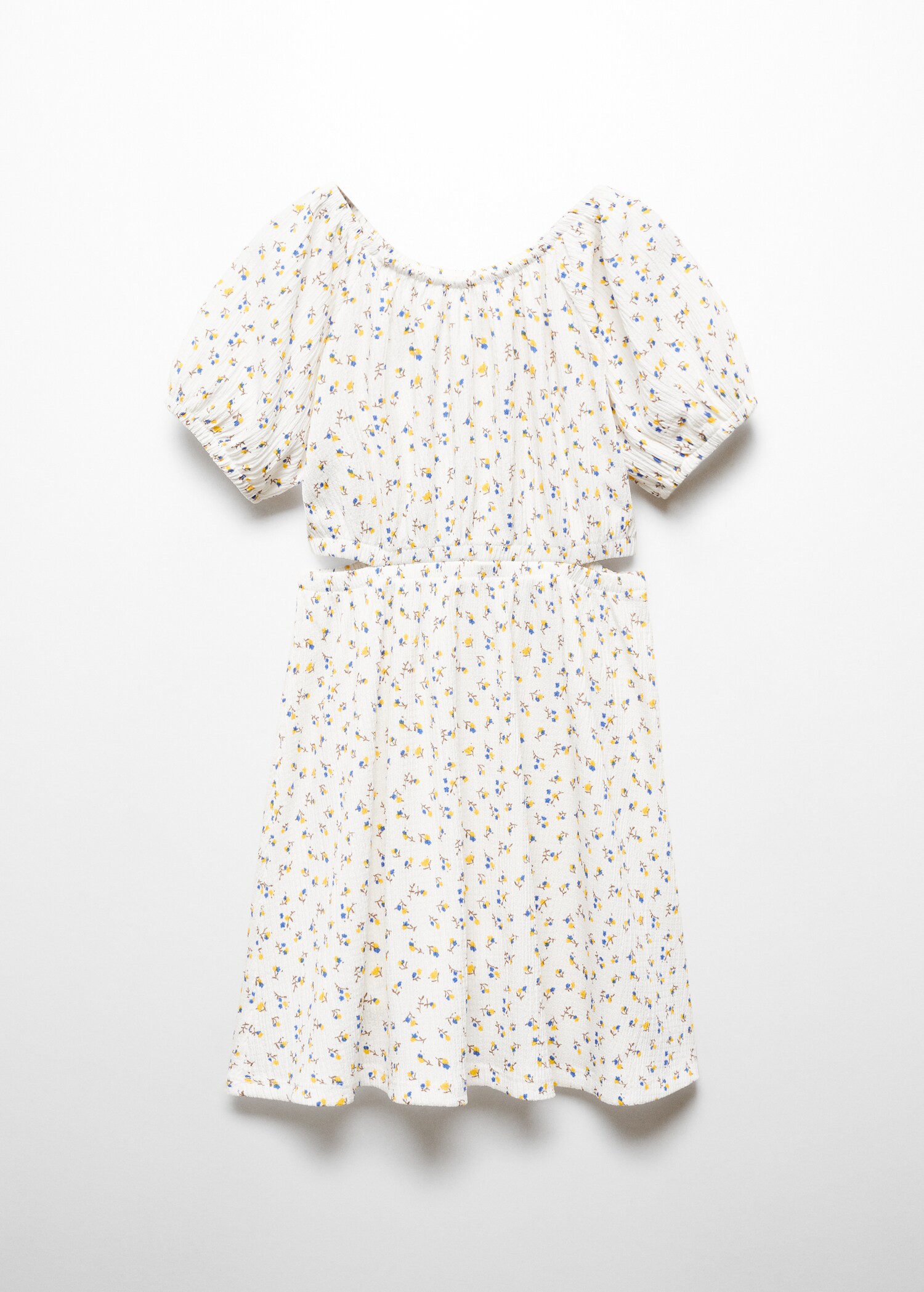 Robe fleurie ouvertures - Verso de l’article